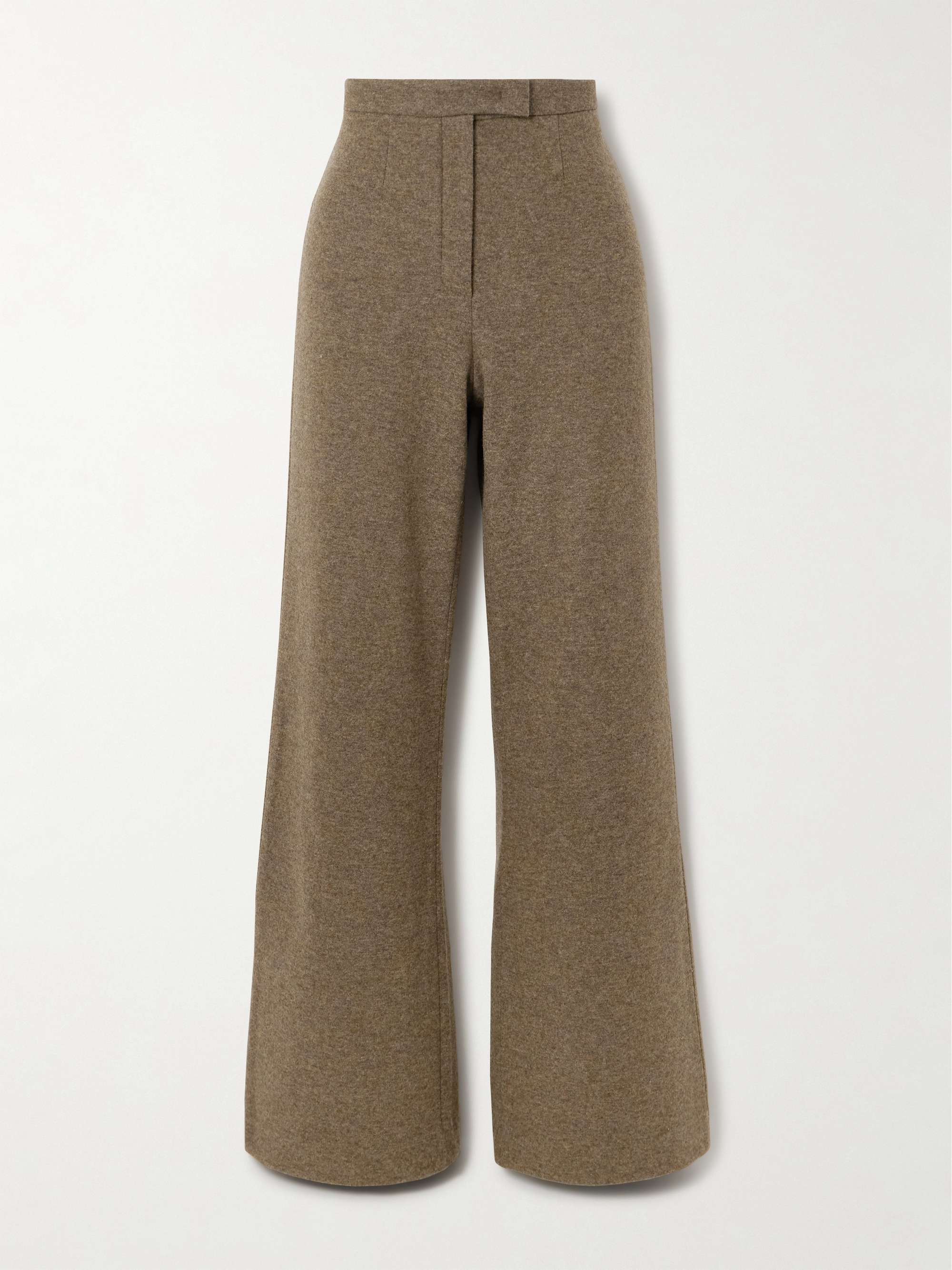 Robin cashmere-blend wide-leg pants view