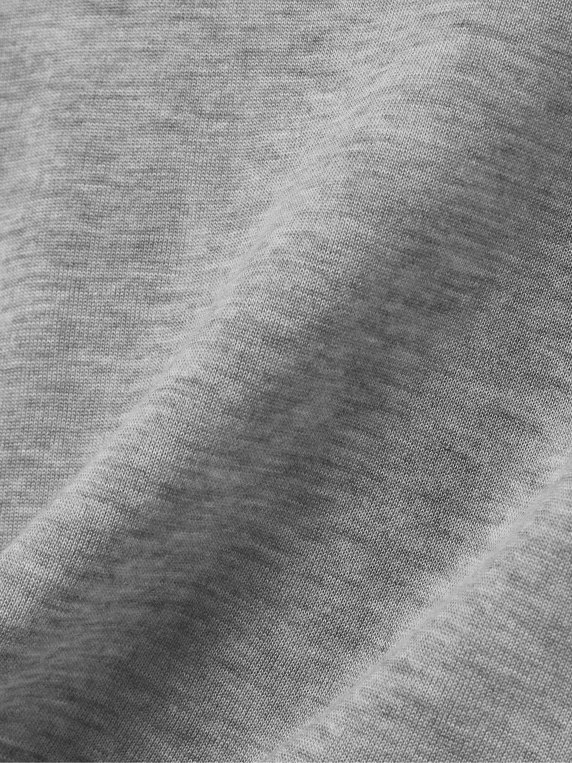 Adine cropped Lyocell-jersey T-shirt view