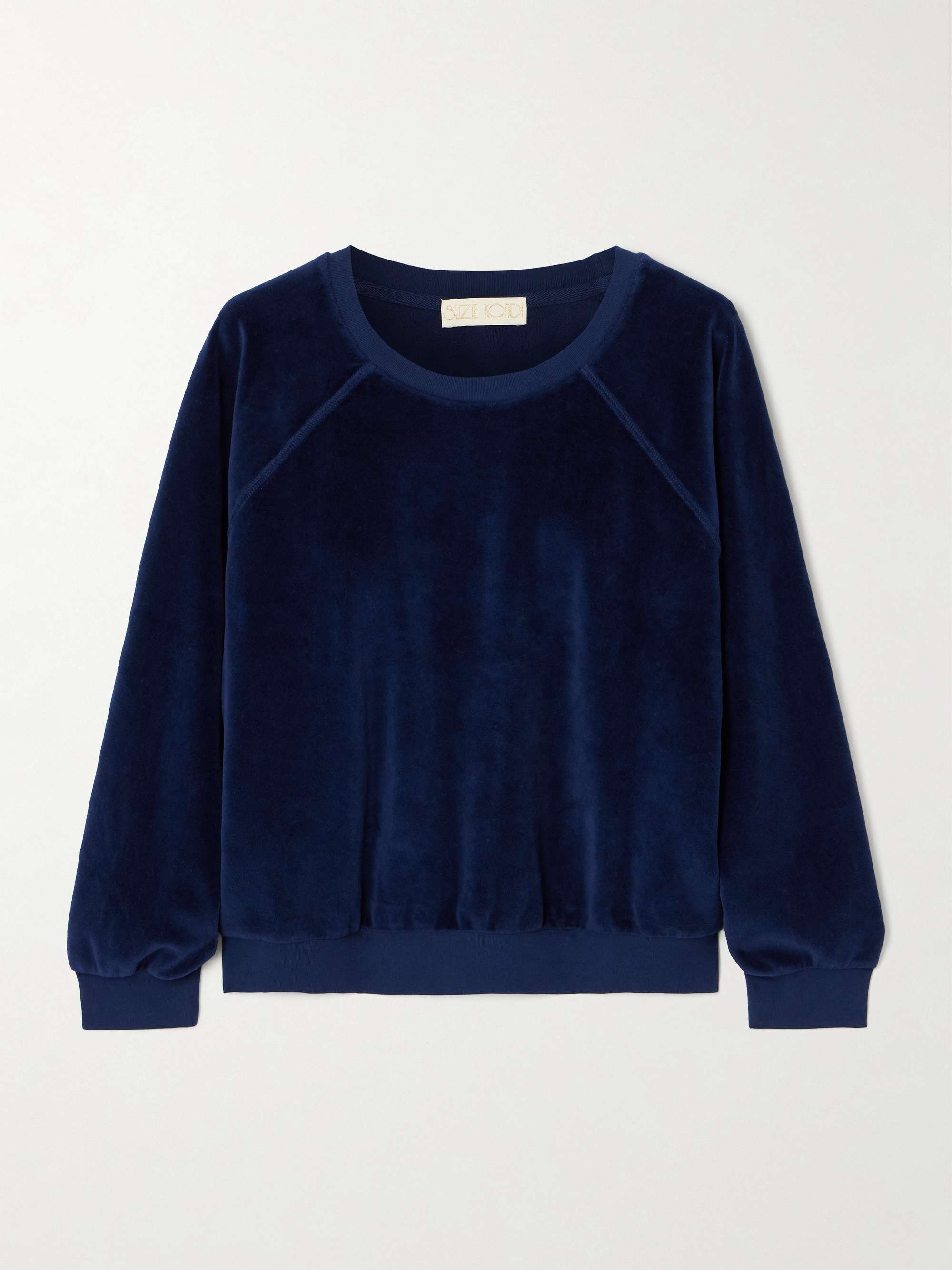 Samos cotton-blend velour sweatshirt view