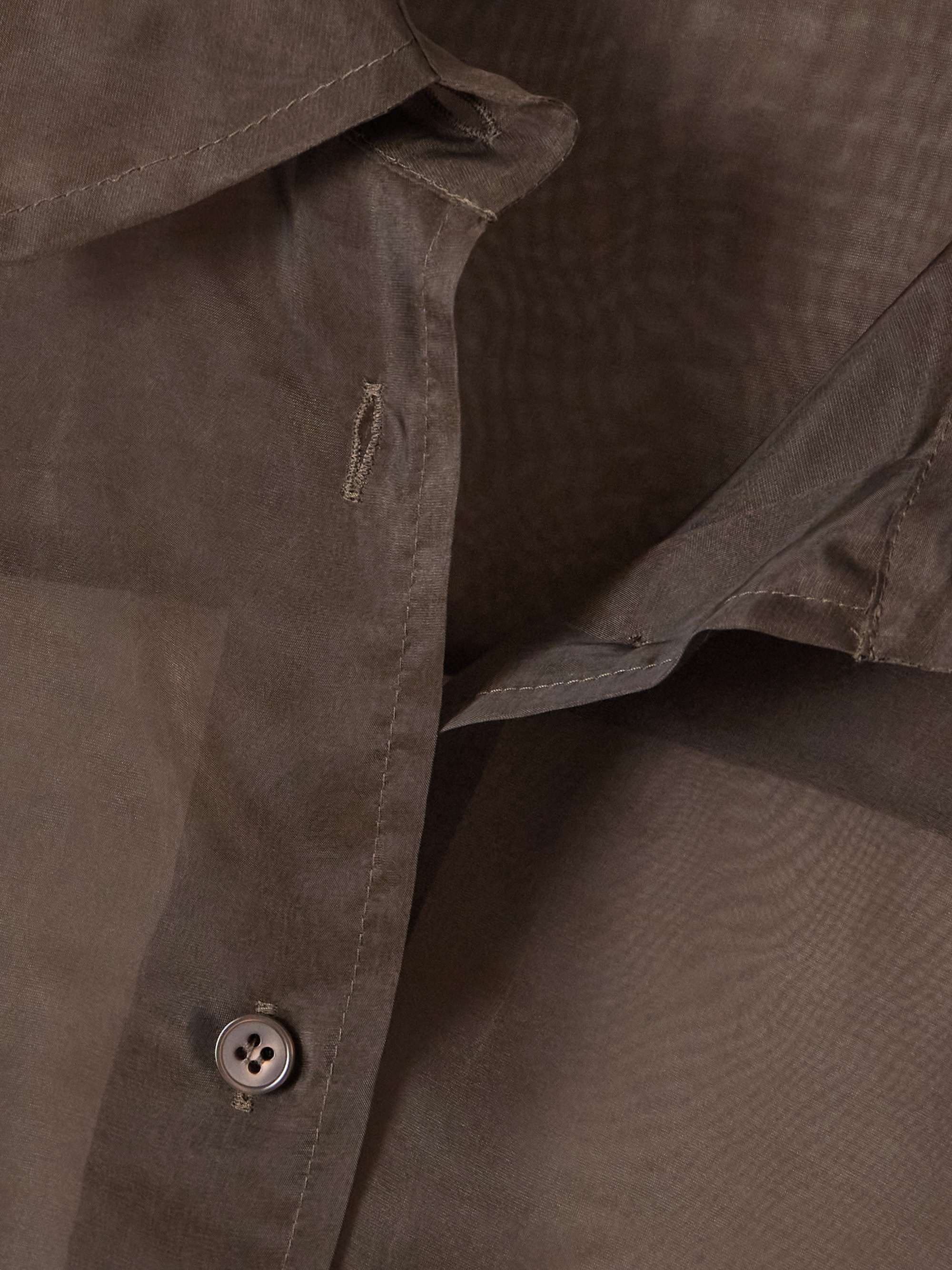 Peri silk-blend organza shirt view