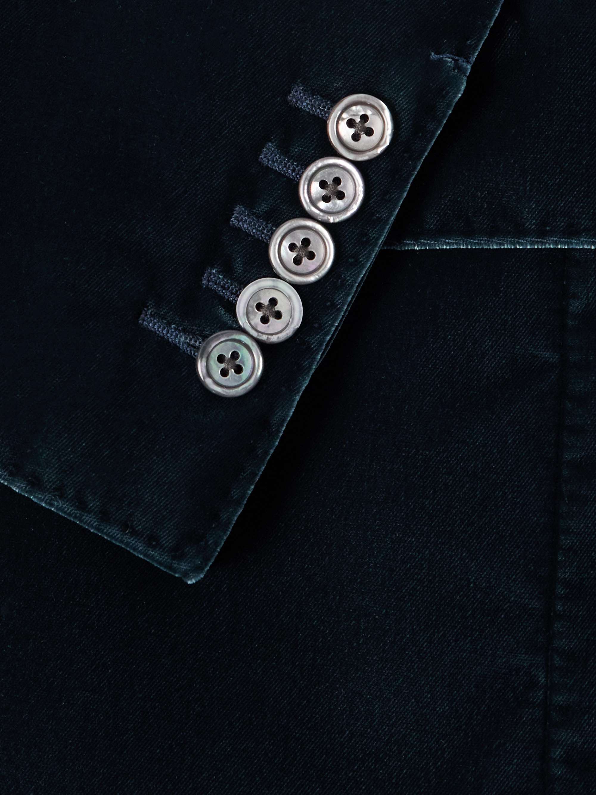 Dyylan Double-Breasted Velvet Tuxedo Jacket view