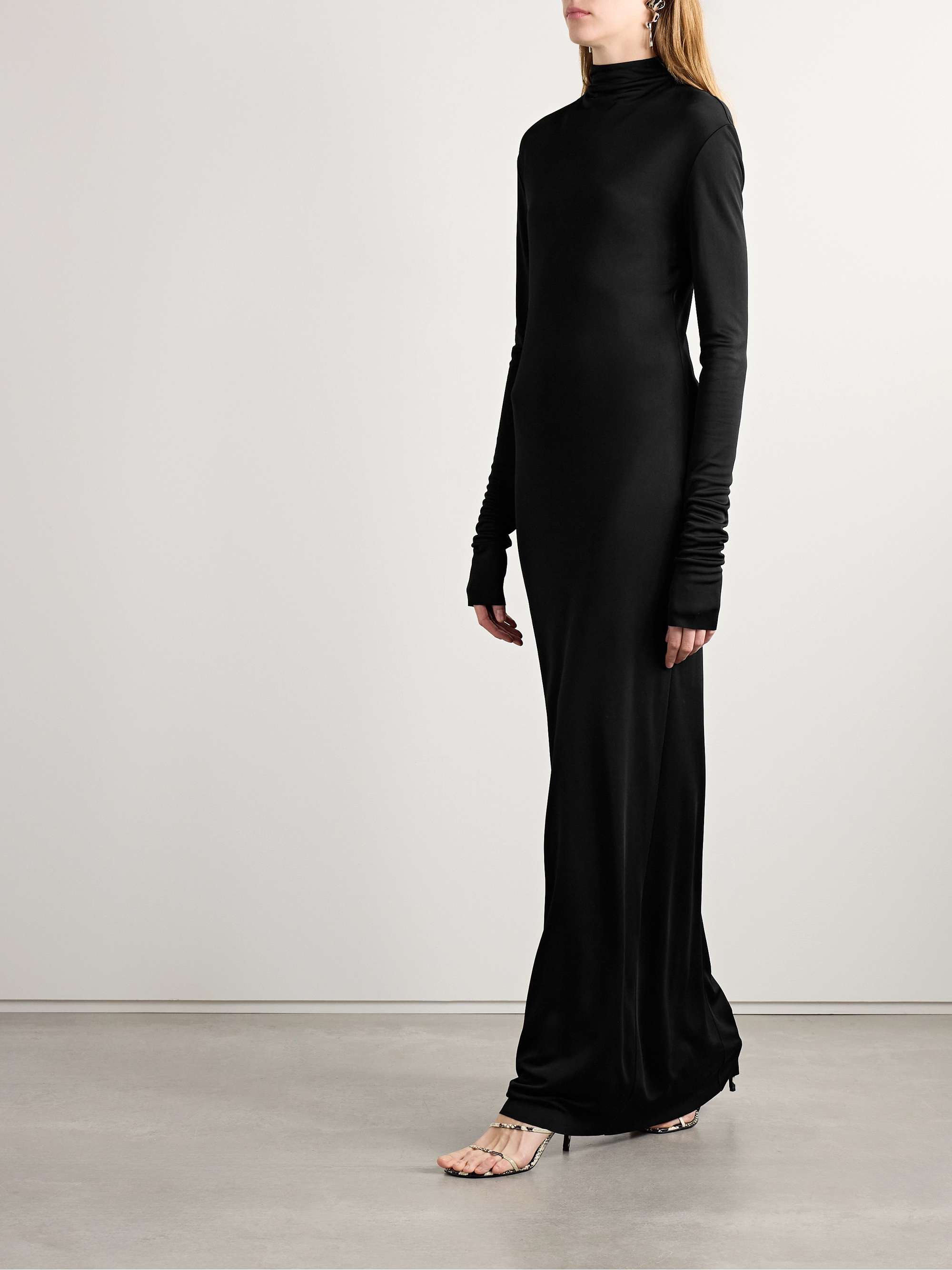 Norla jersey turtleneck gown view