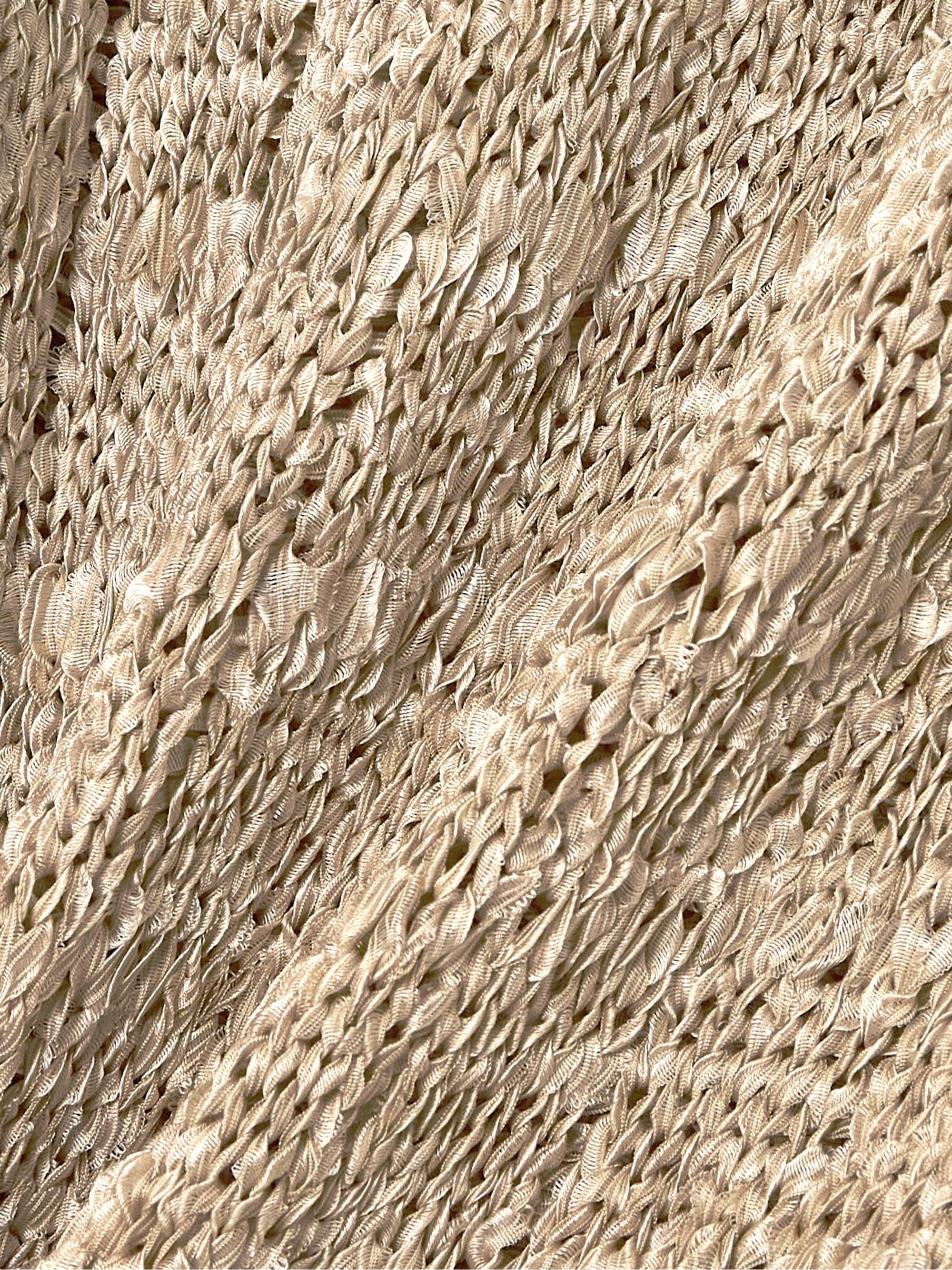 Open-knit silk sweater view