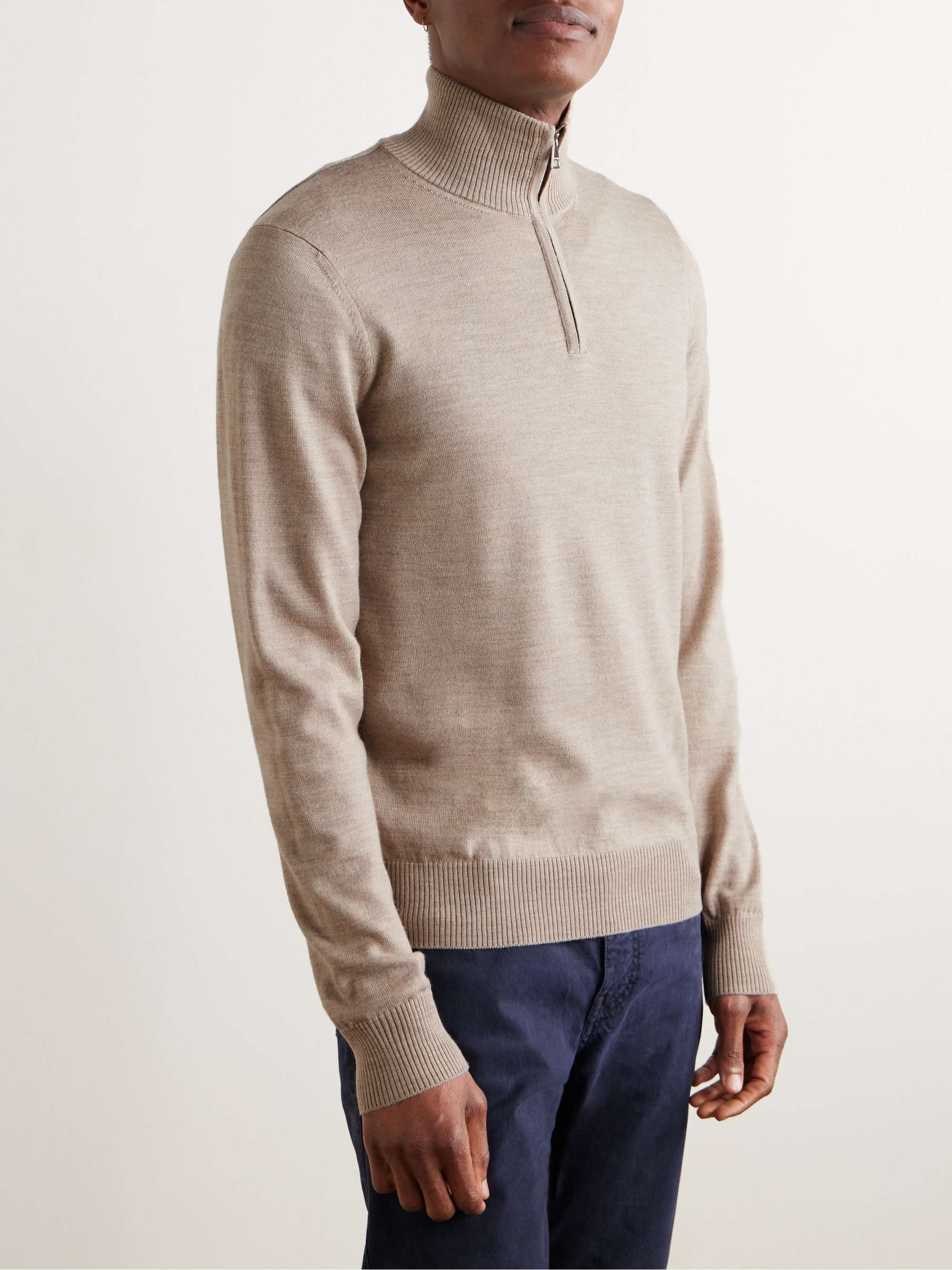 Linton Wool Half-Zip Sweater view