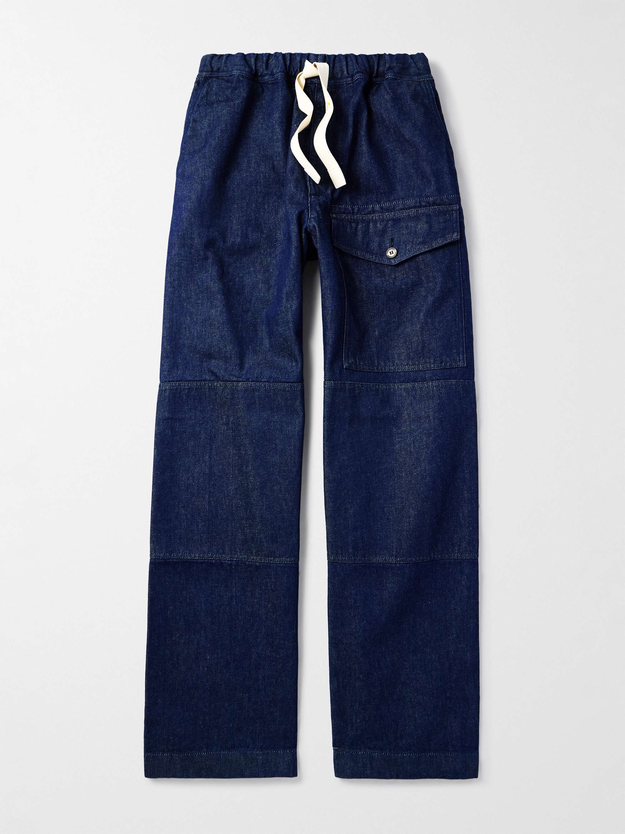 Straight-Leg Panelled Jeans view