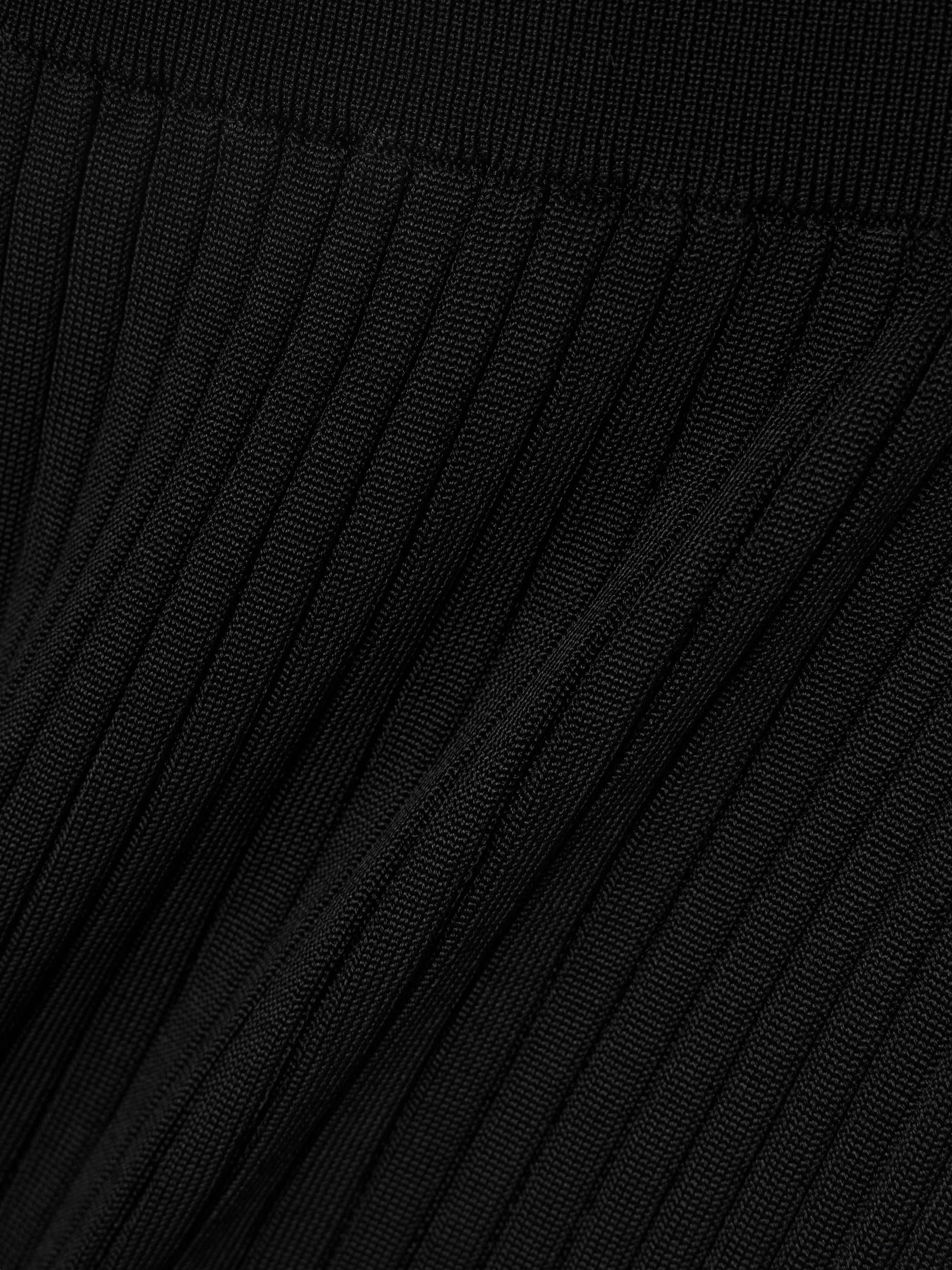 Ribbed-knit maxi skirt view