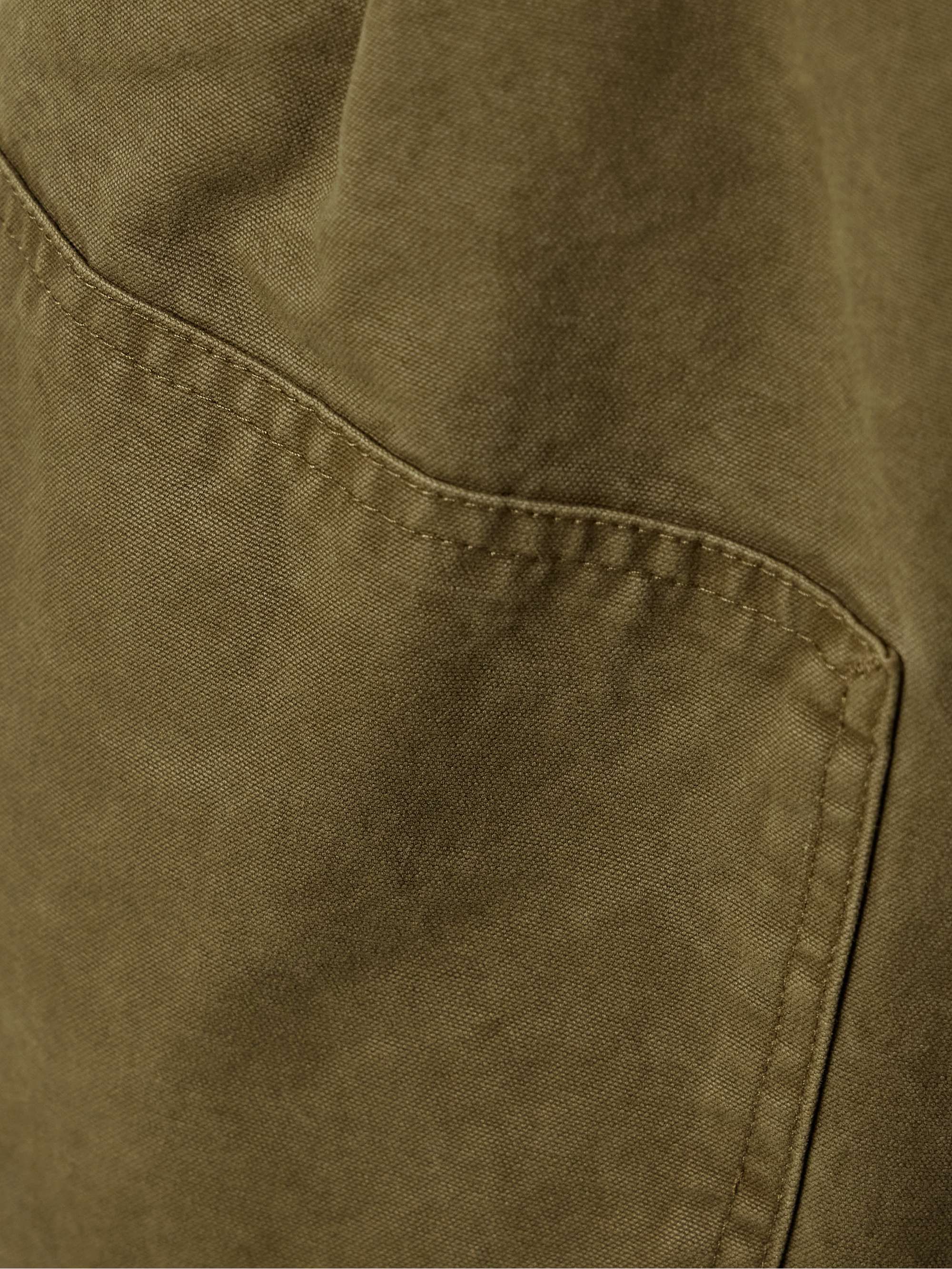 Katja pleated cotton-canvas shorts view