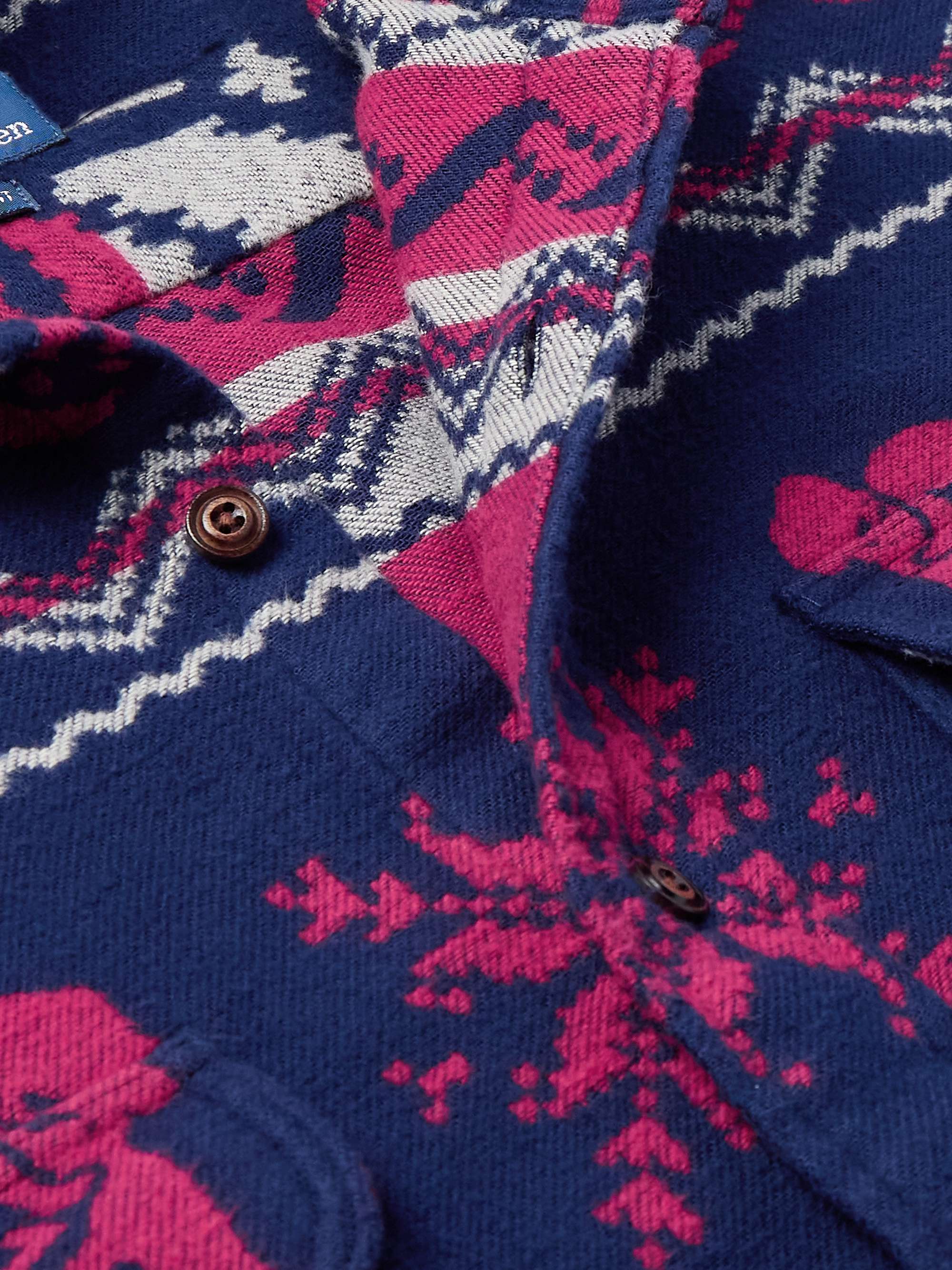 Cotton Flannel-Jacquard Shirt view