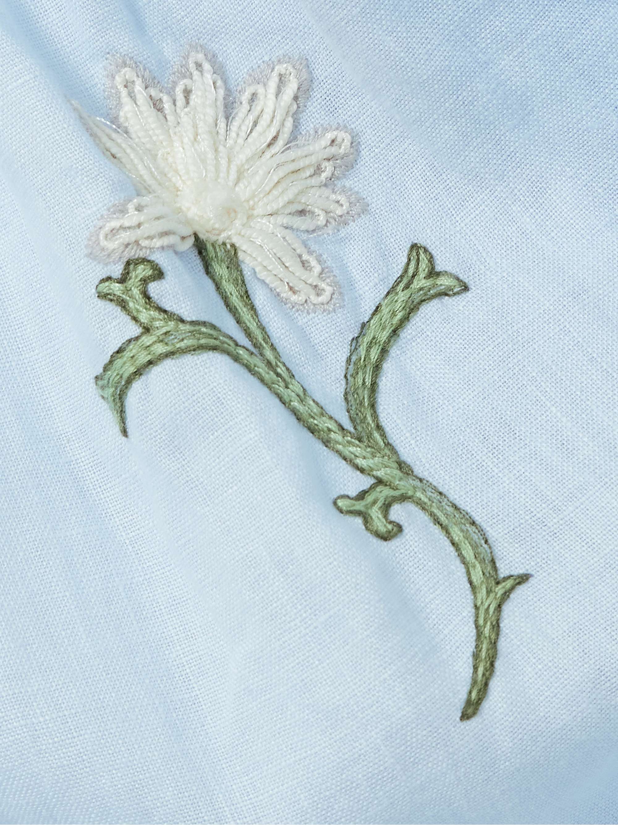 Viviane Soledad embroidered linen maxi dress view
