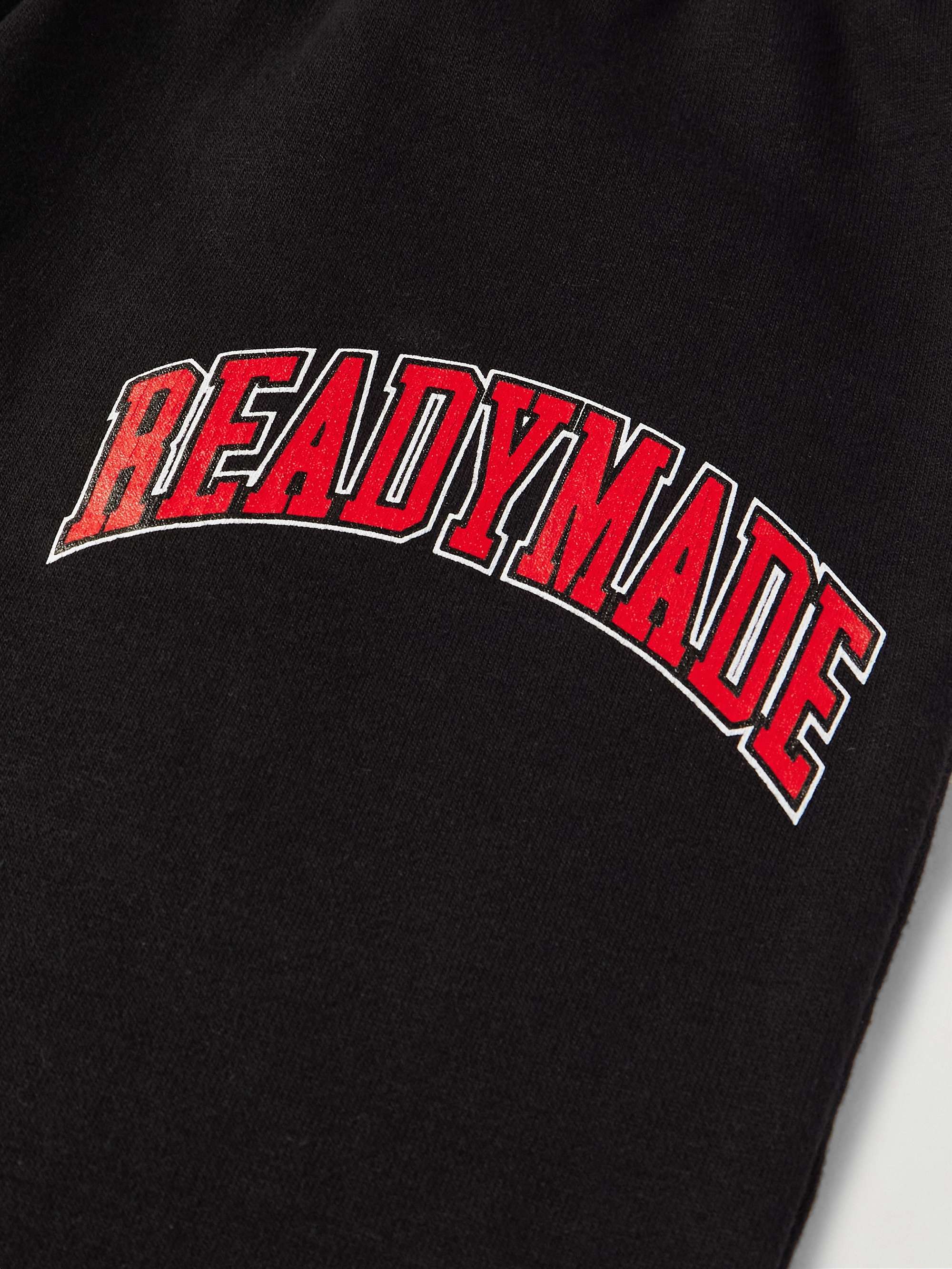 Tapered Logo-Print Cotton-Blend Jersey Sweatpants view