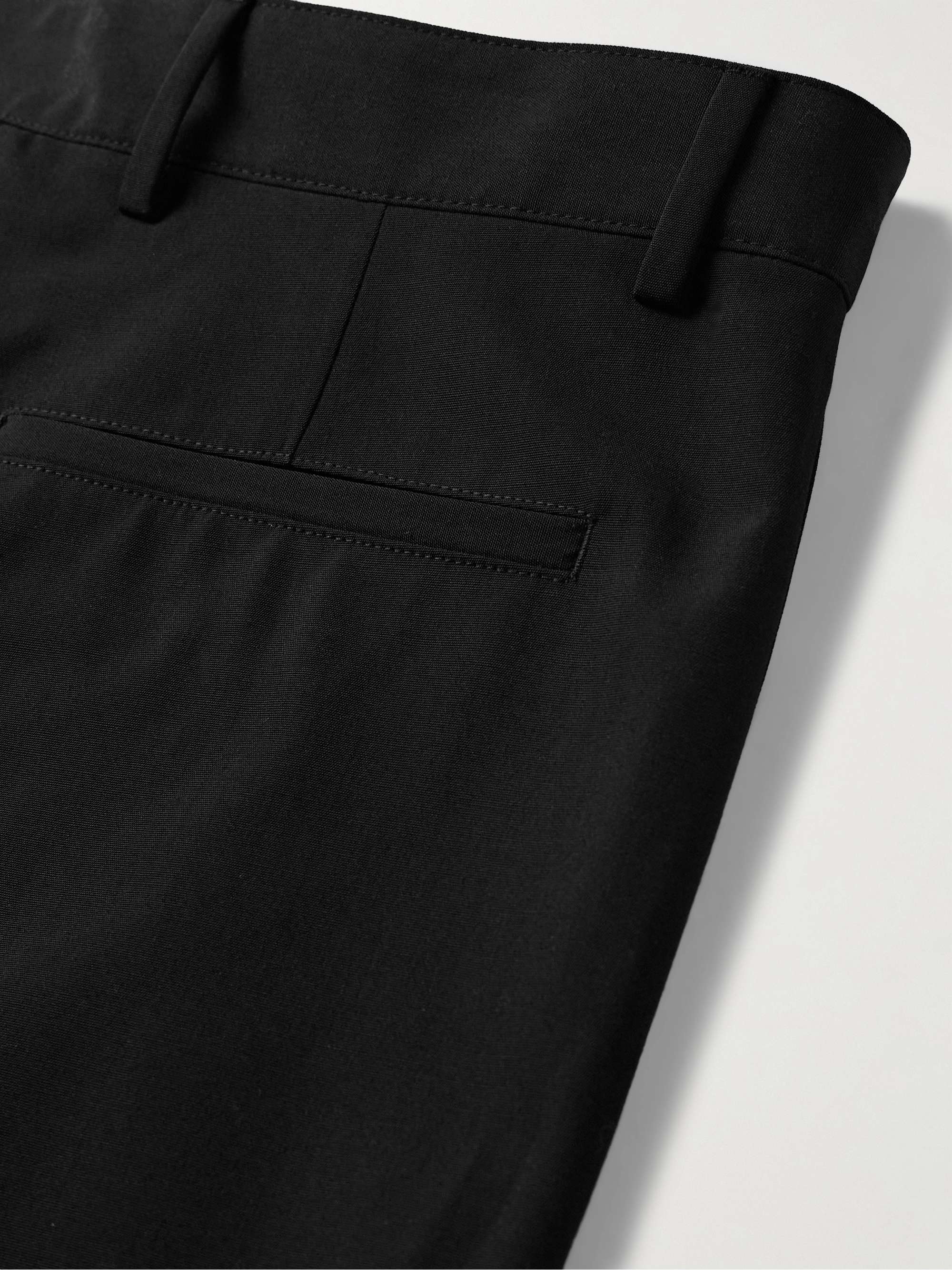 Pilos Slim-Fit Straight-Leg Crepe Trousers view
