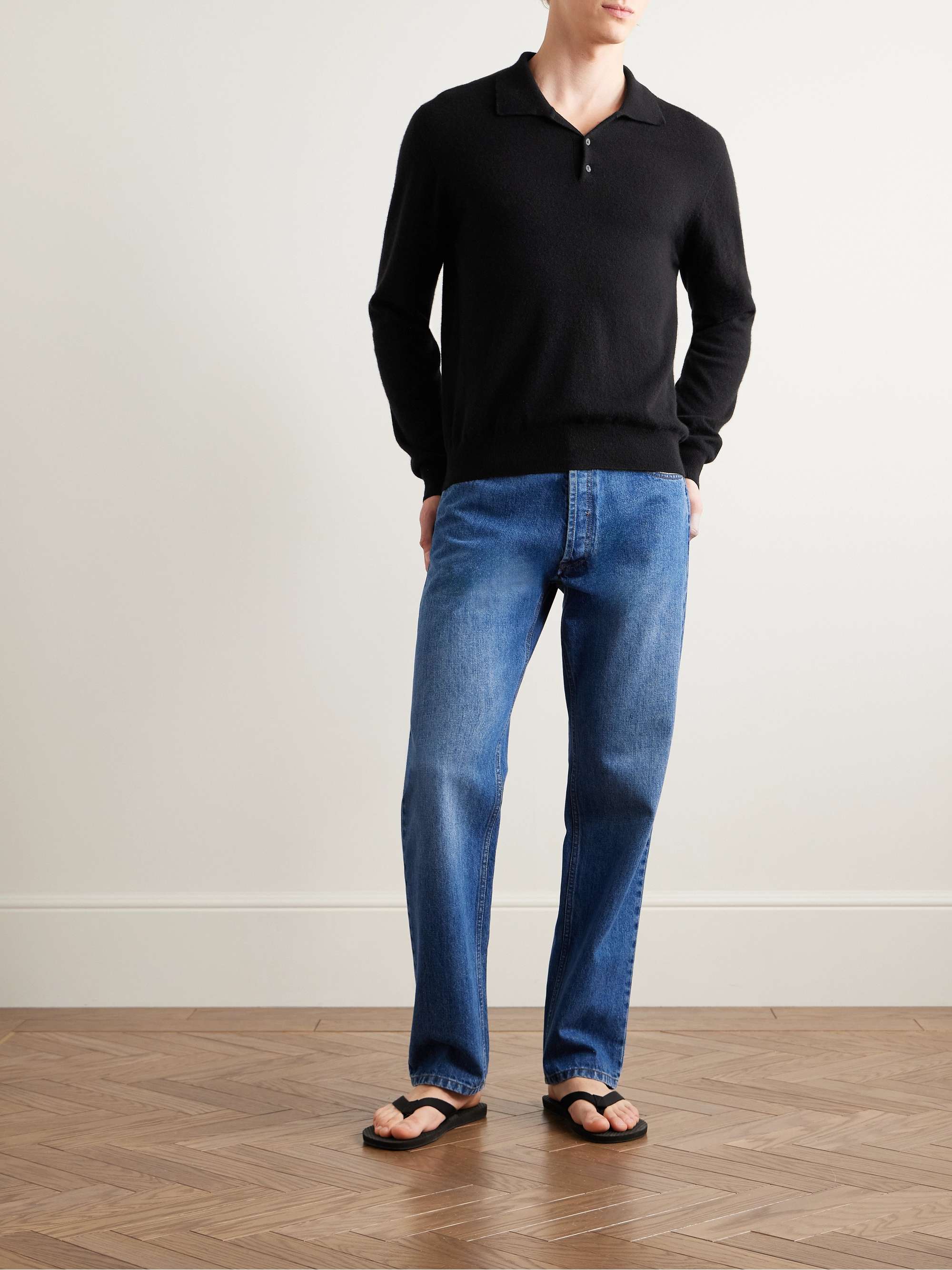Judi Slim-Fit Cashmere Polo Shirt view