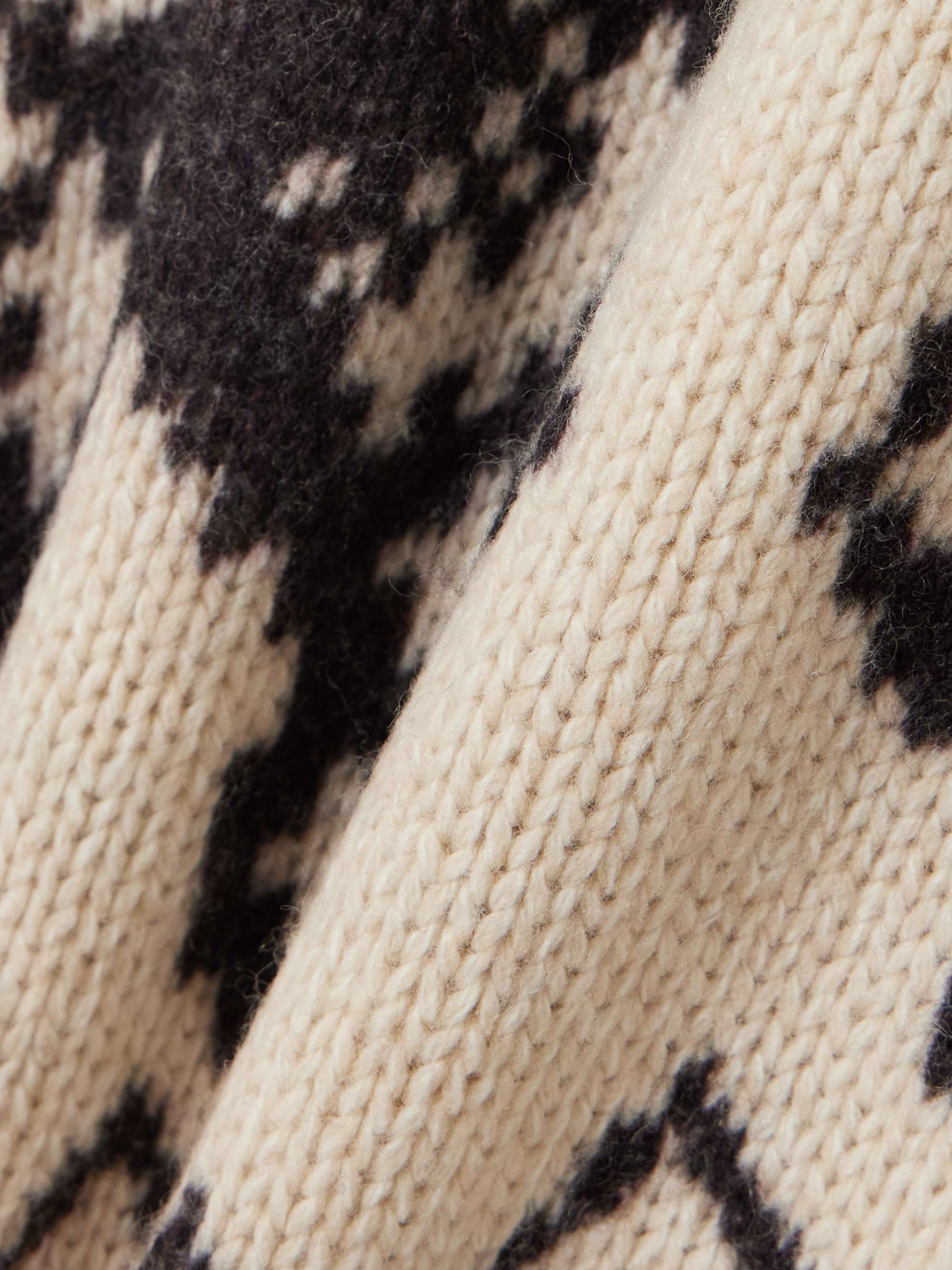 Wool-blend jacquard sweater view