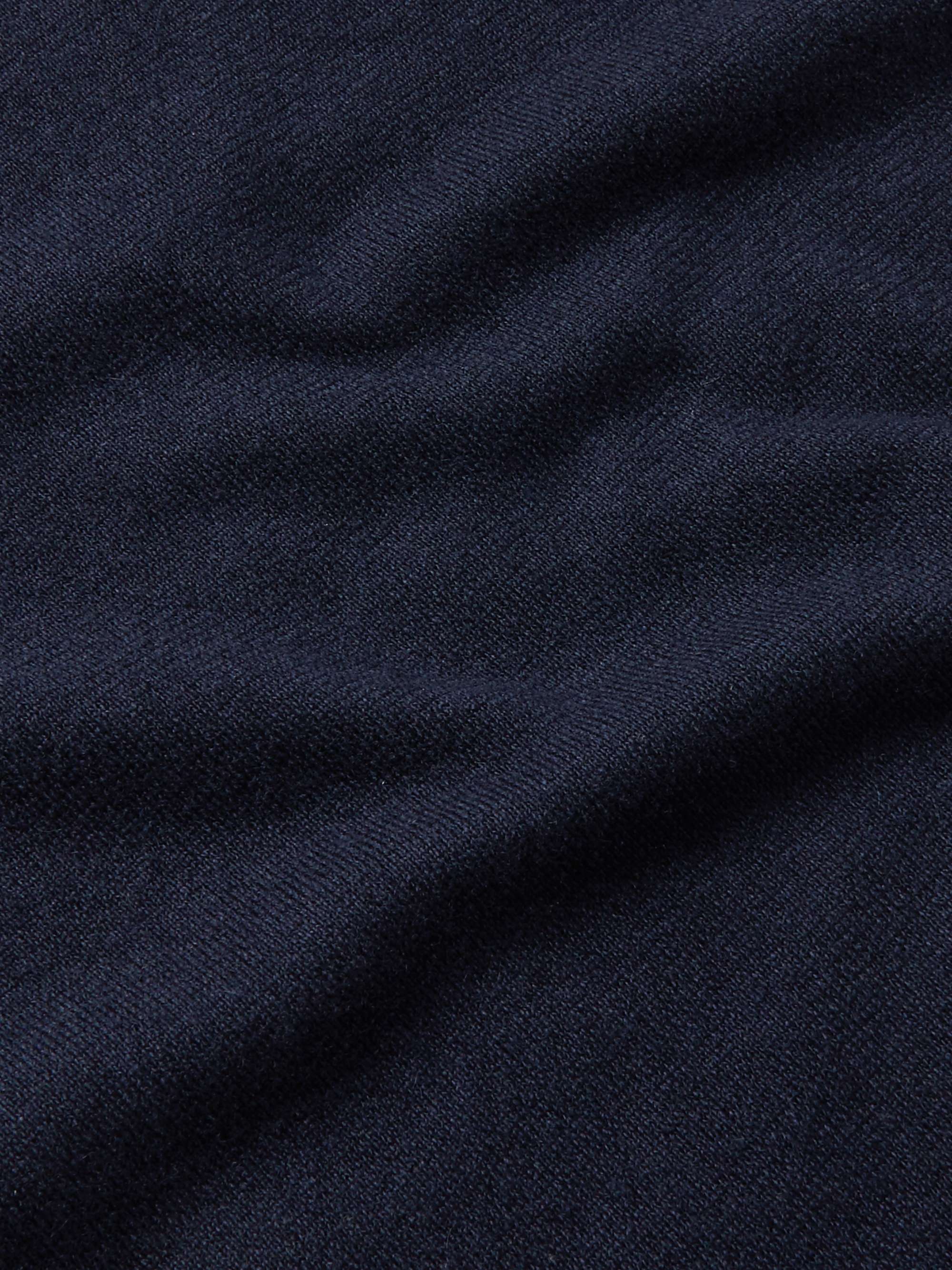 Slim-Fit Baby Cashmere Polo Shirt view