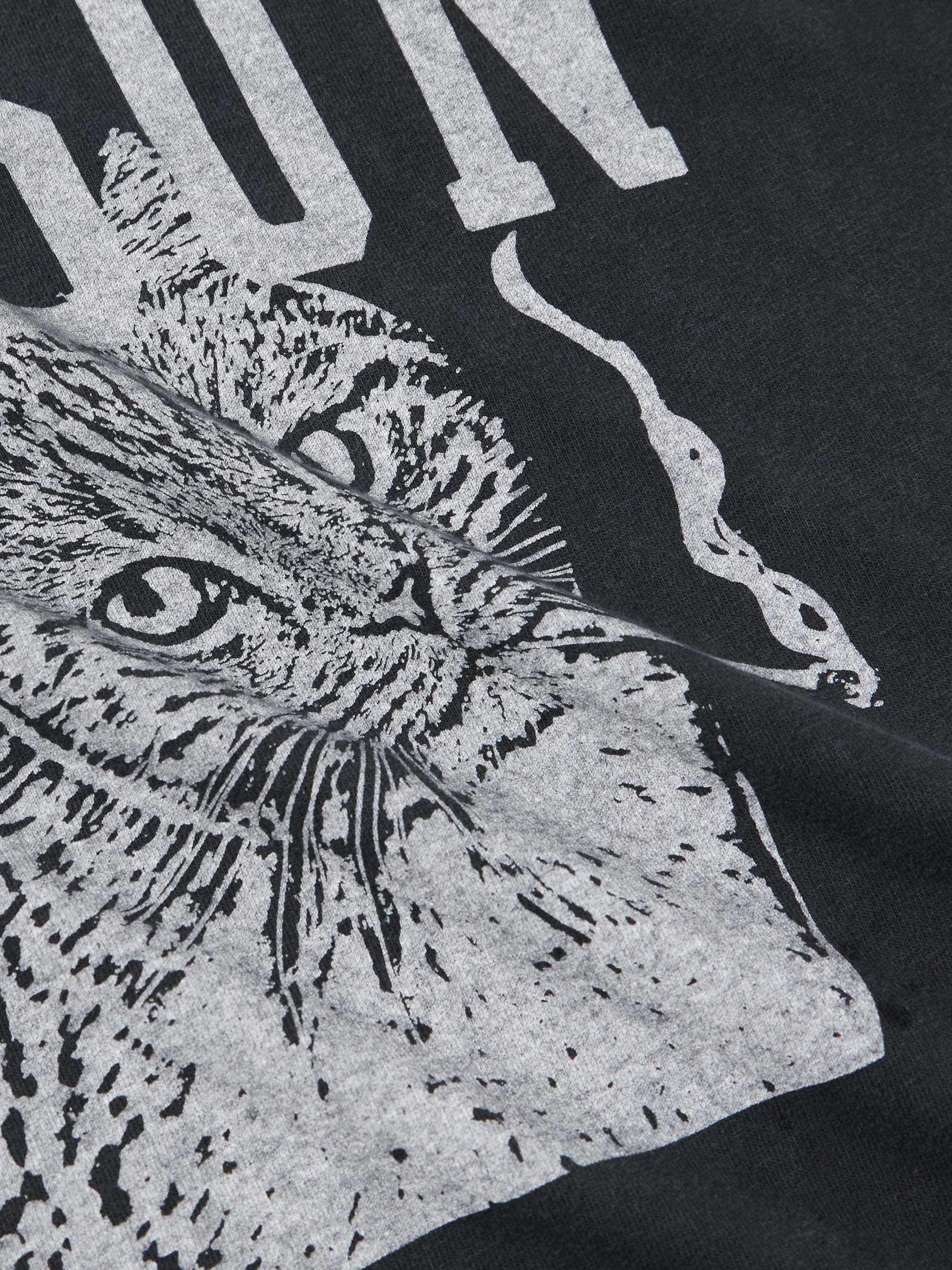 Poison Cat Printed Cotton-Jersey T-Shirt view