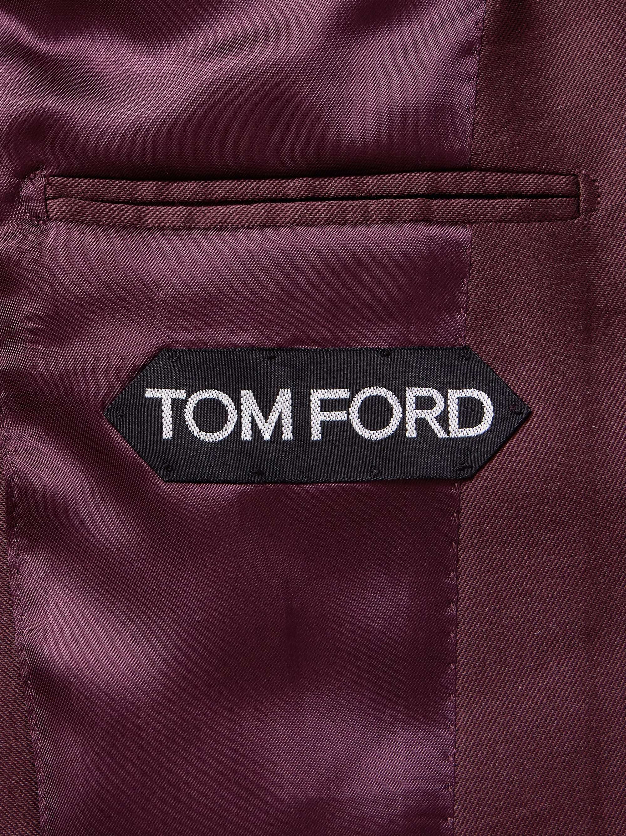 Wool, Mohair and Silk-Blend Twill Suit Jacket view