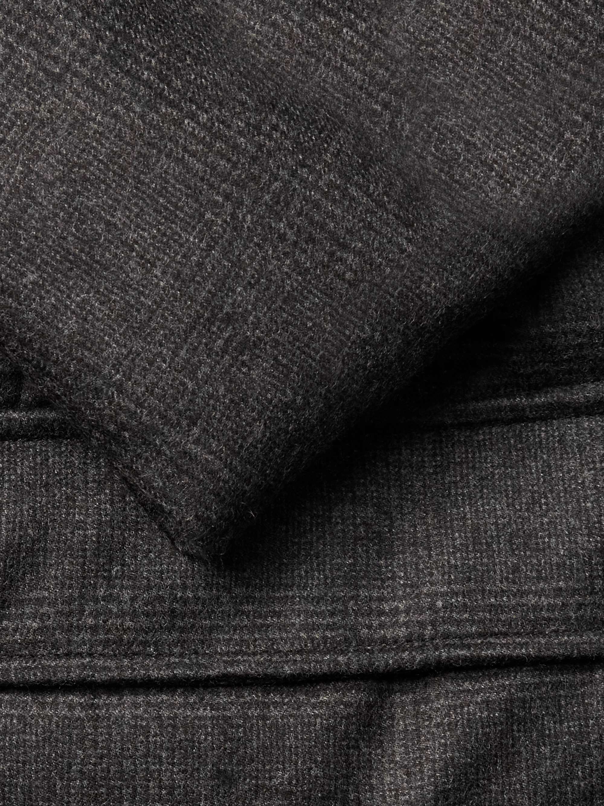 Slim-Fit Prince of Wales Checked Wool and Cashmere-Blend Blazer with Detachable Gilet view