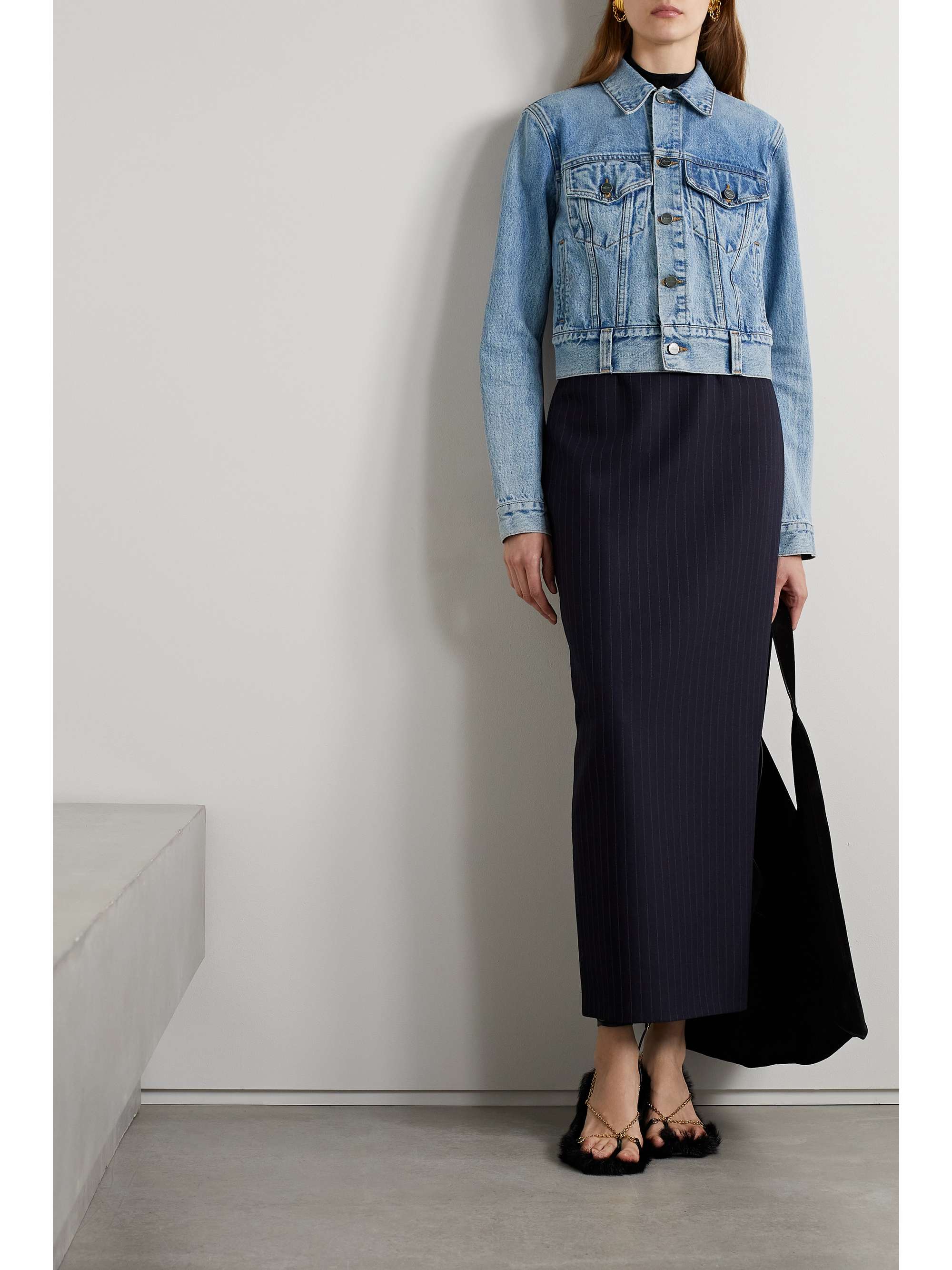 Rizzo denim jacket view