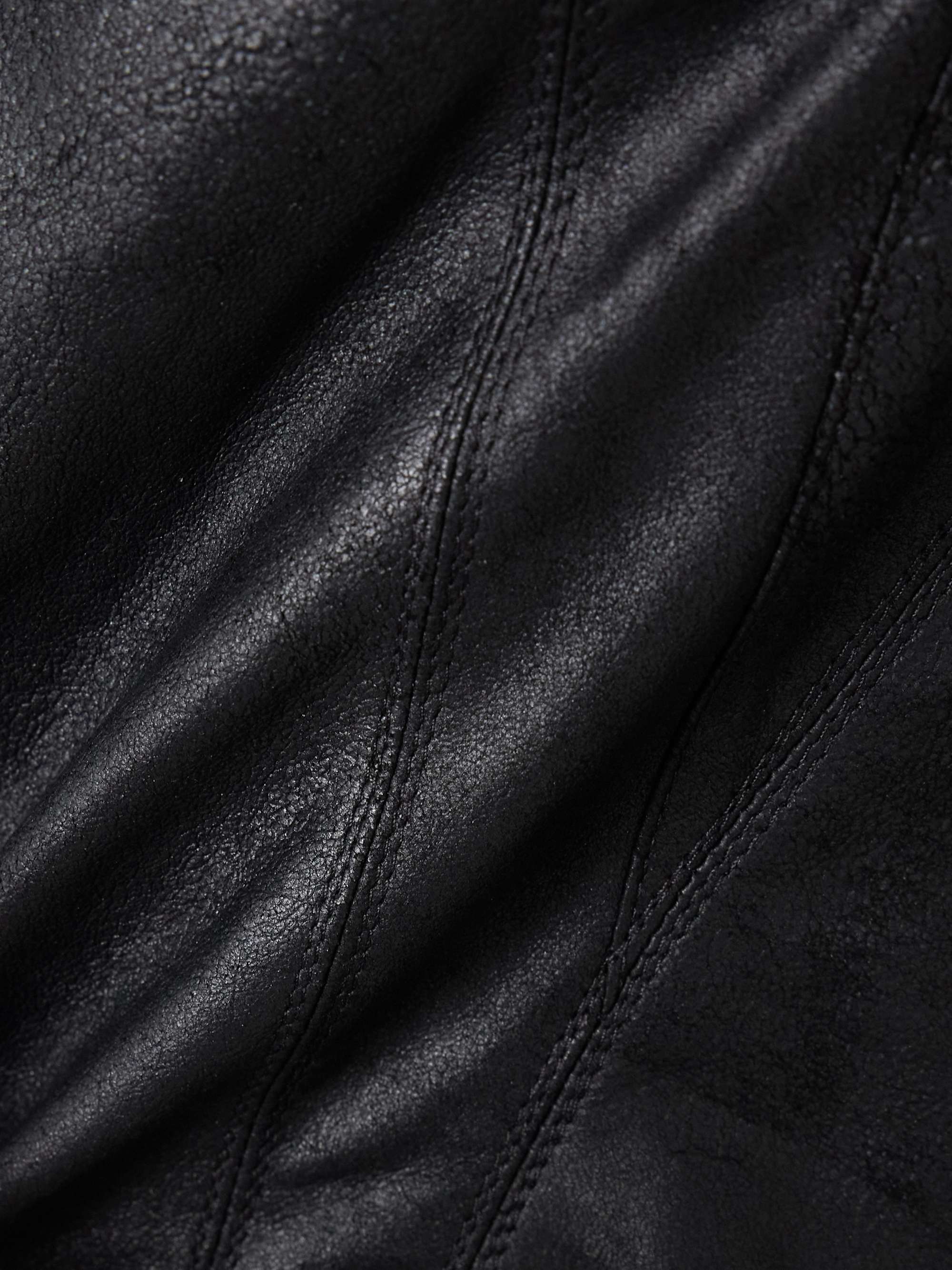 Naska leather biker jacket view