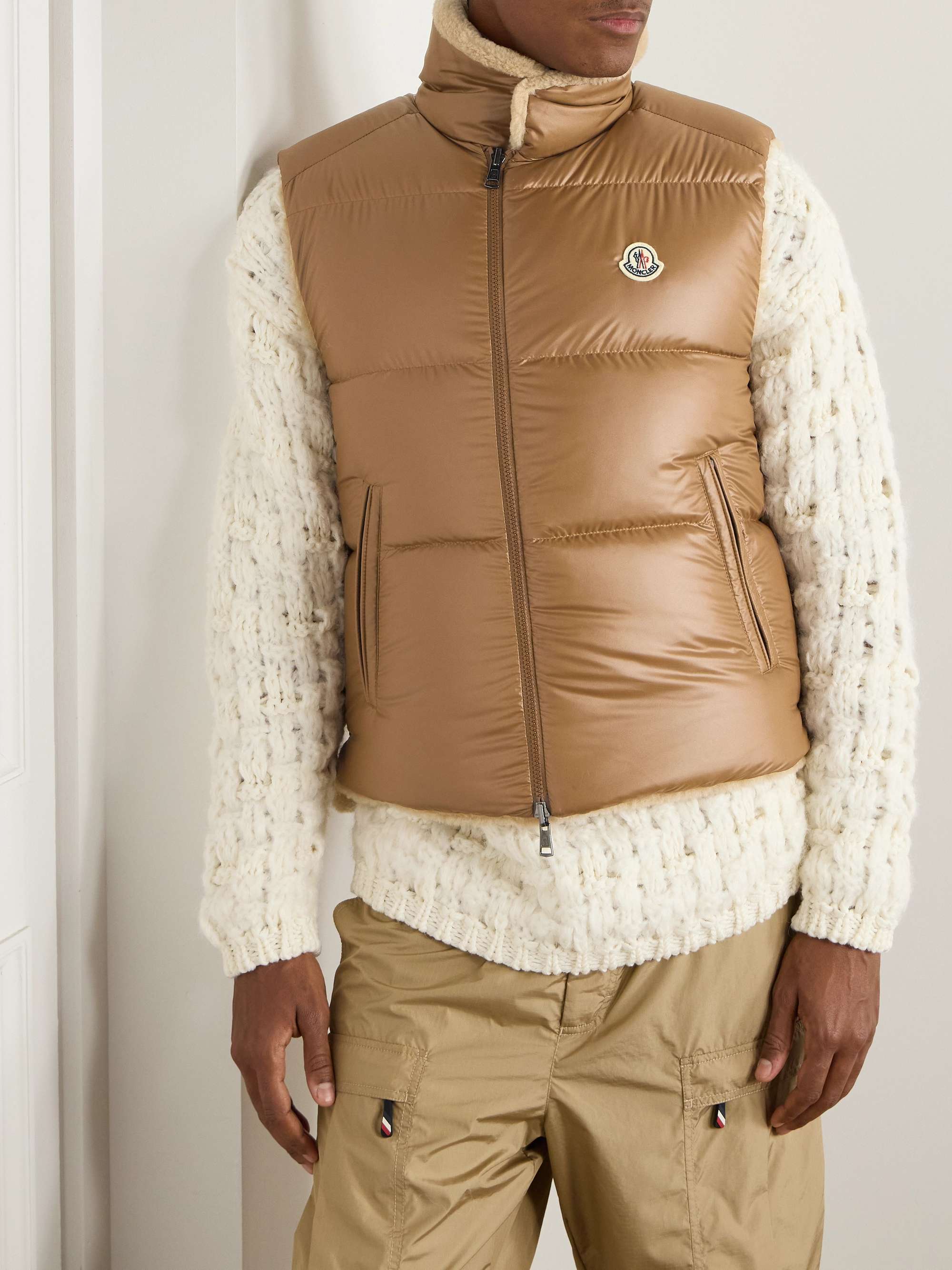 Colbricon Reversible Quilting Fleece and Shell Down Vest view