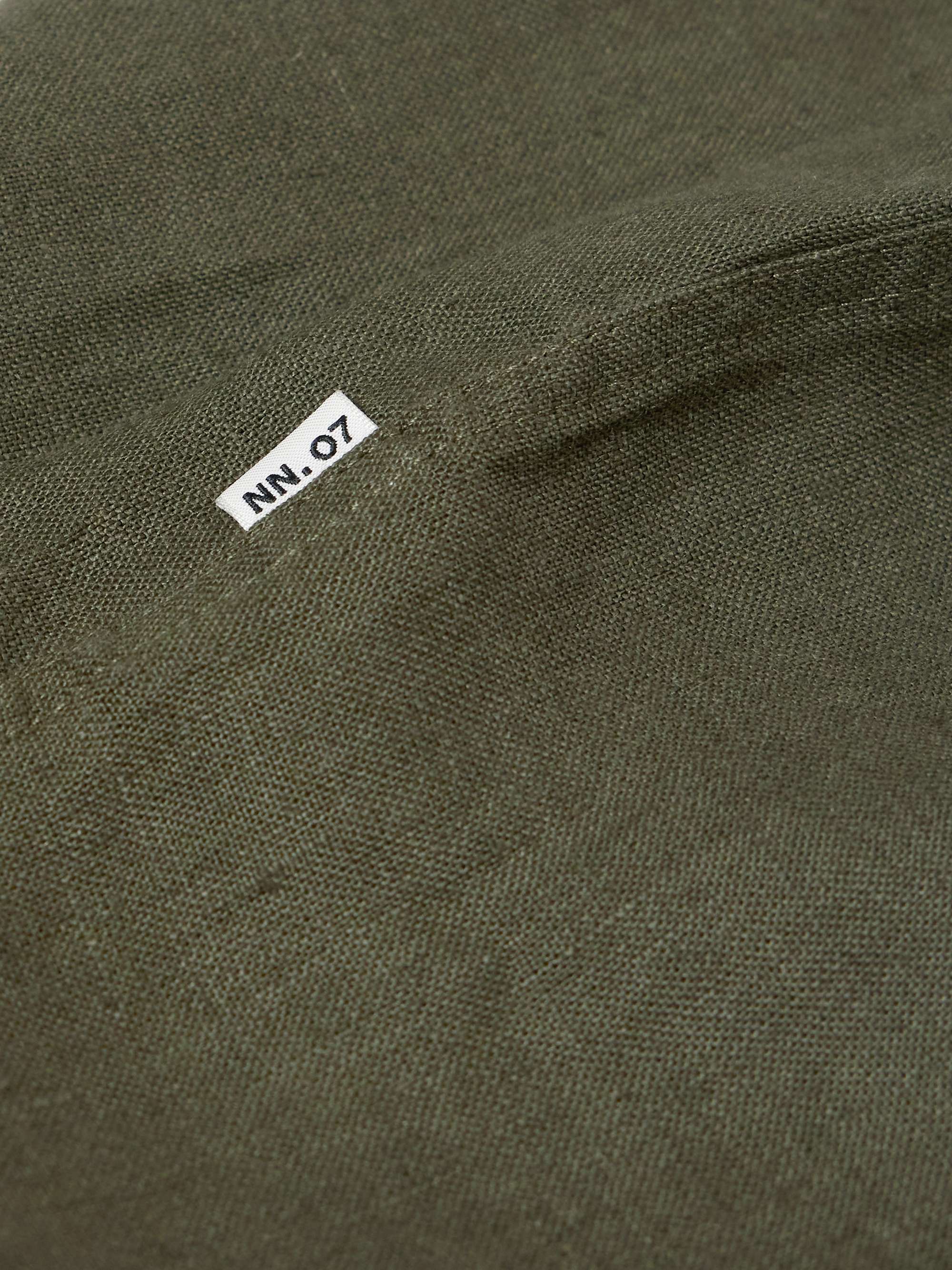 Julio 5708 Camp-Collar Linen Shirt view