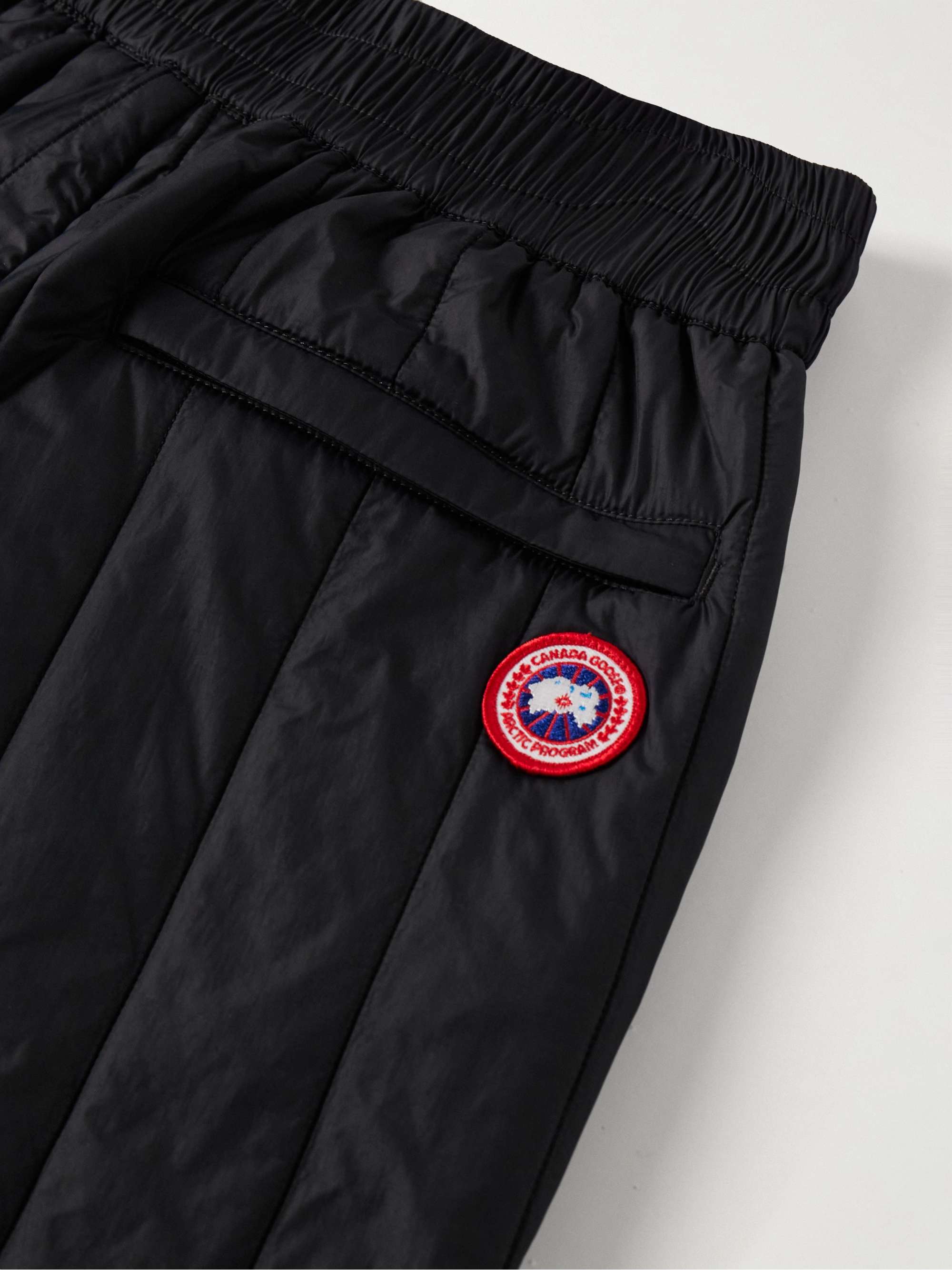 Carlyle Logo-Appliquéd Quilted Padded Shell Trousers view