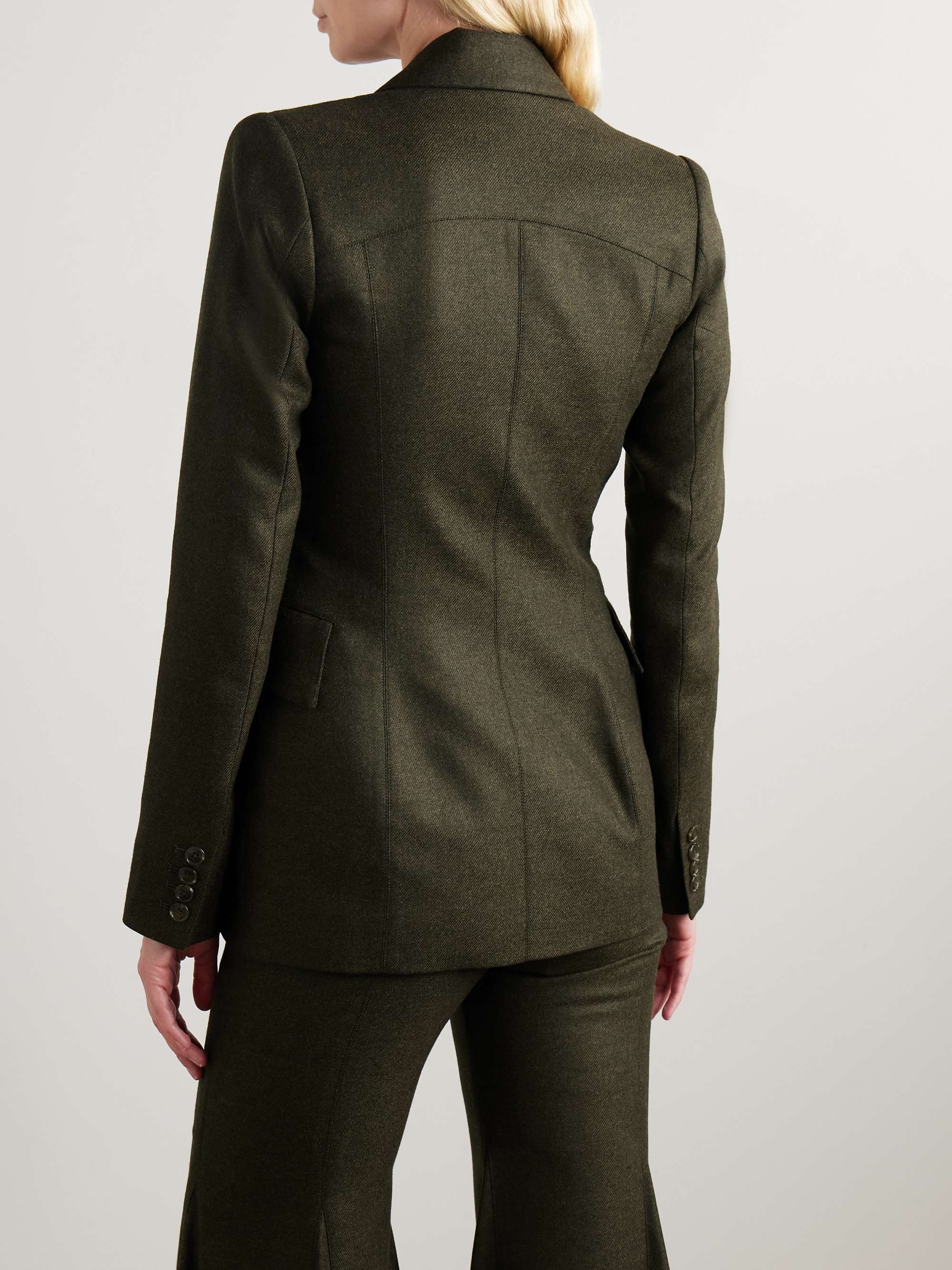 Maigret wool and cashmere-blend twill blazer view