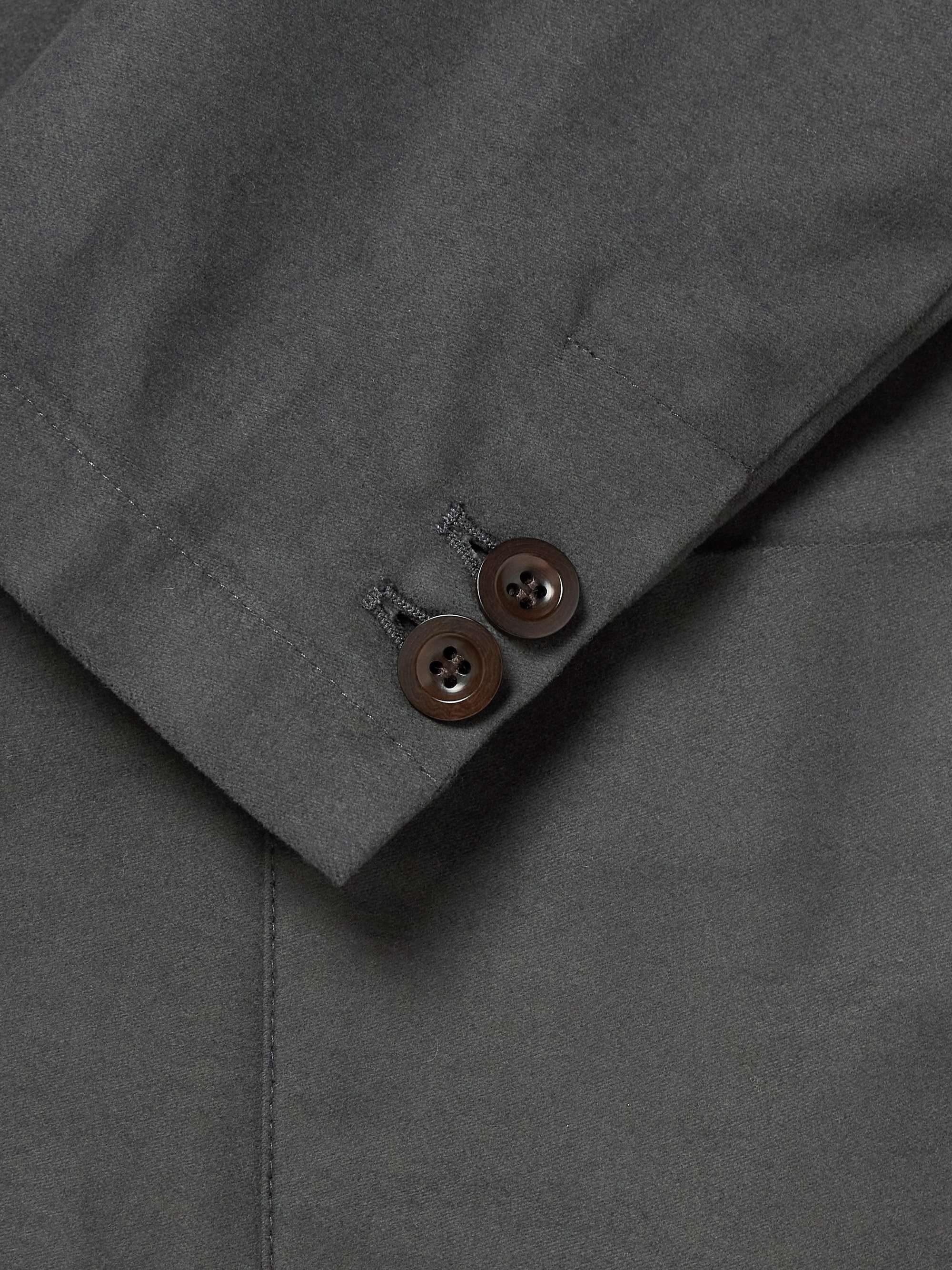 Organic Cotton-Blend Moleskin Suit Jacket view