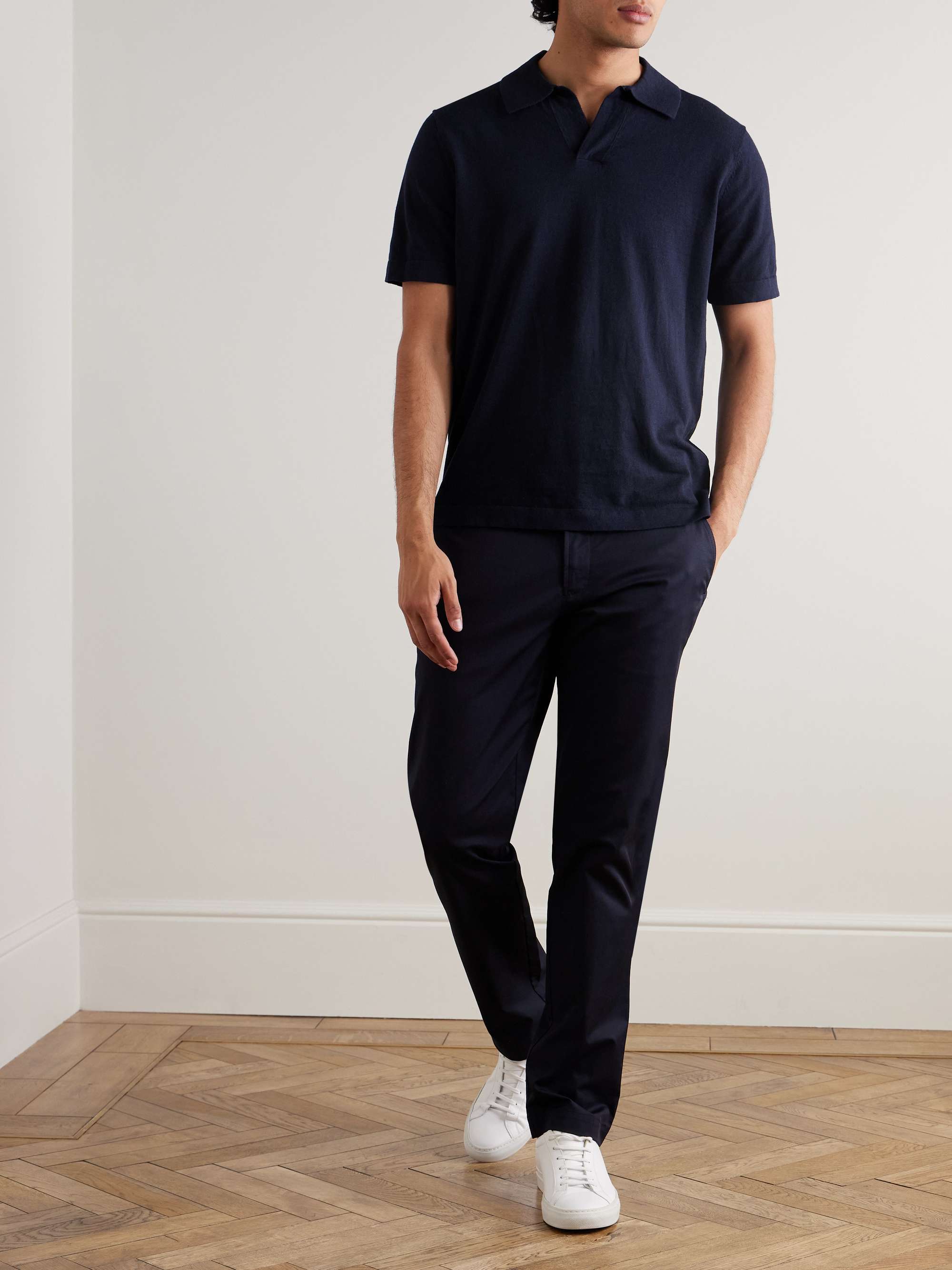 Ryan 6311 Cotton and Linen-Blend Polo Shirt view