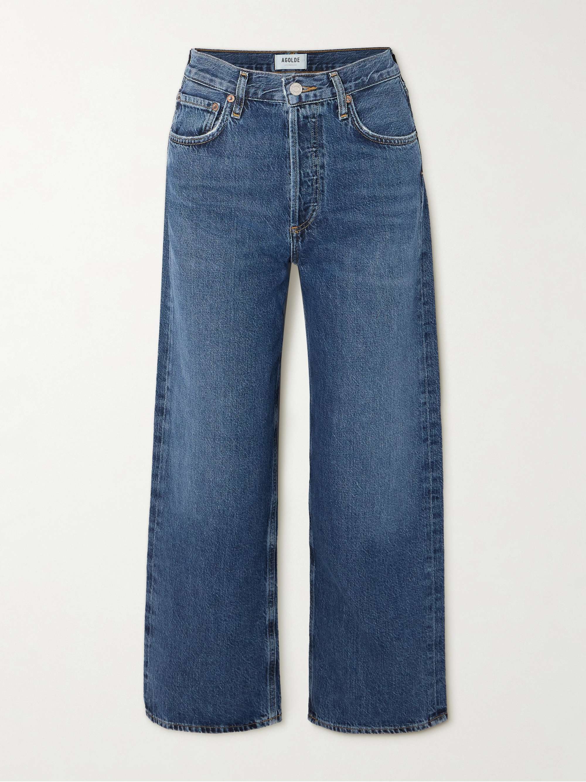 Ren high-rise wide-leg recycled jeans view