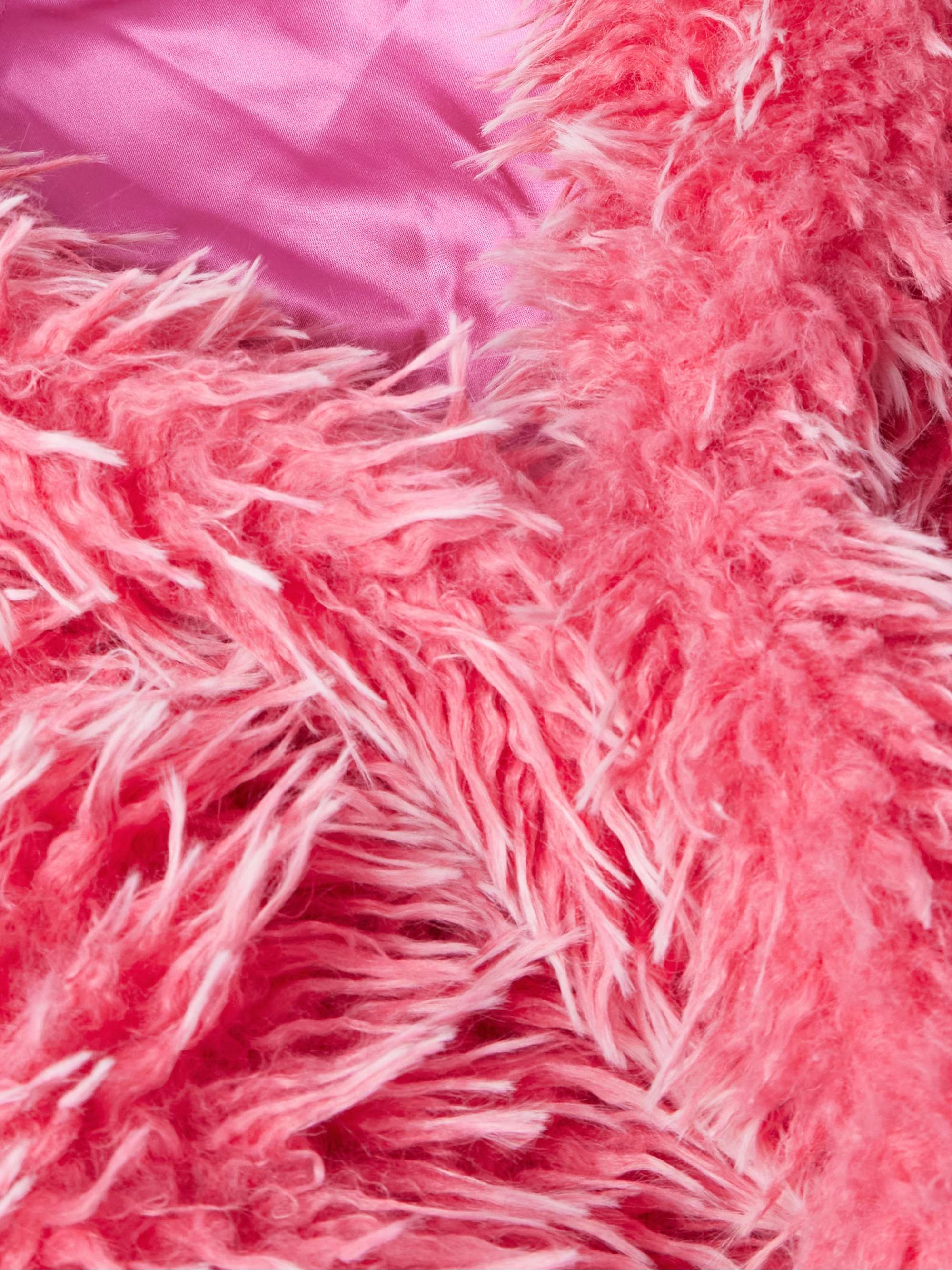 Hooded Plush Fabric Jacket view
