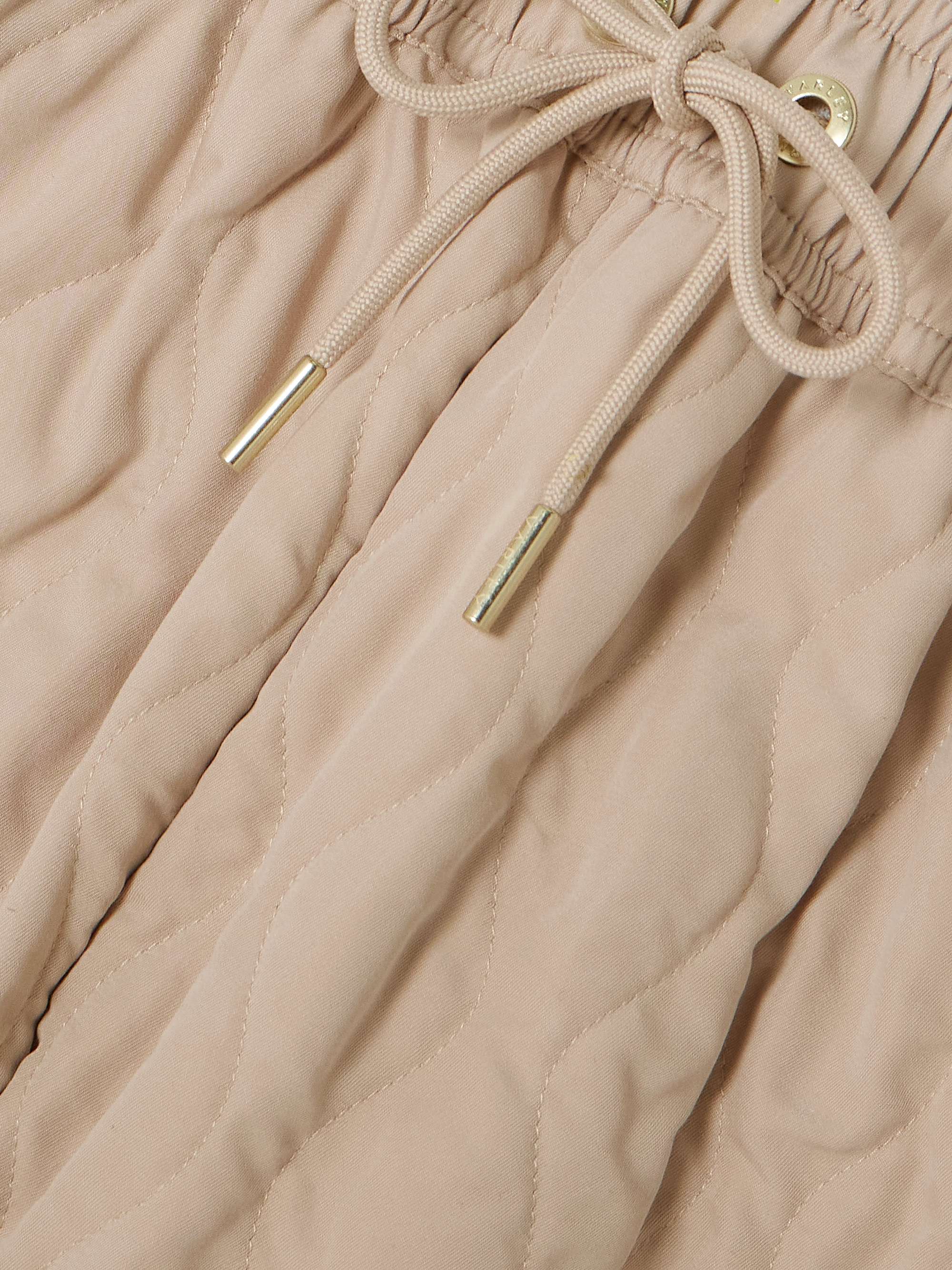Catrine quilted padded twill shorts view