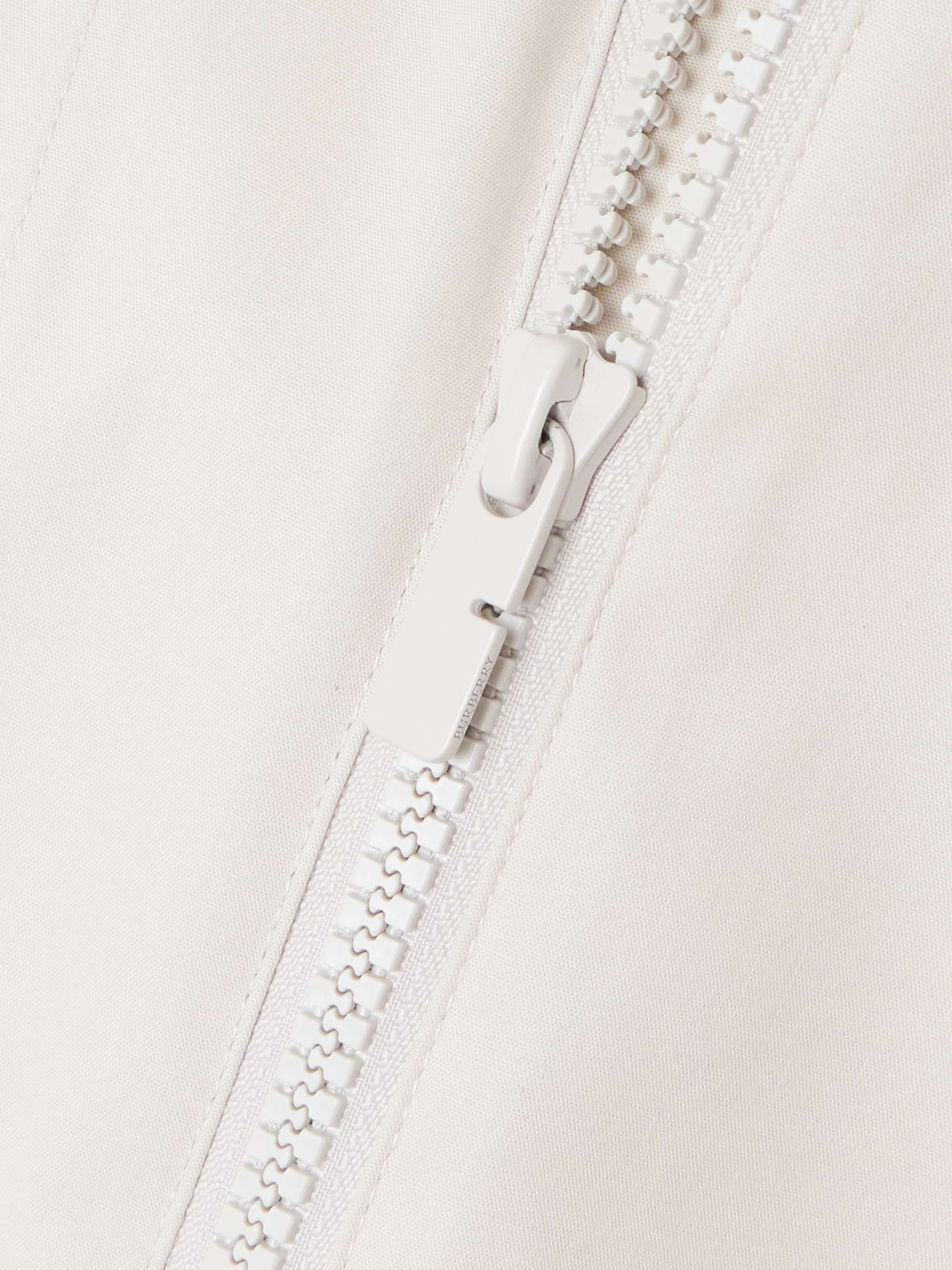 Belted cotton-canvas jacket view