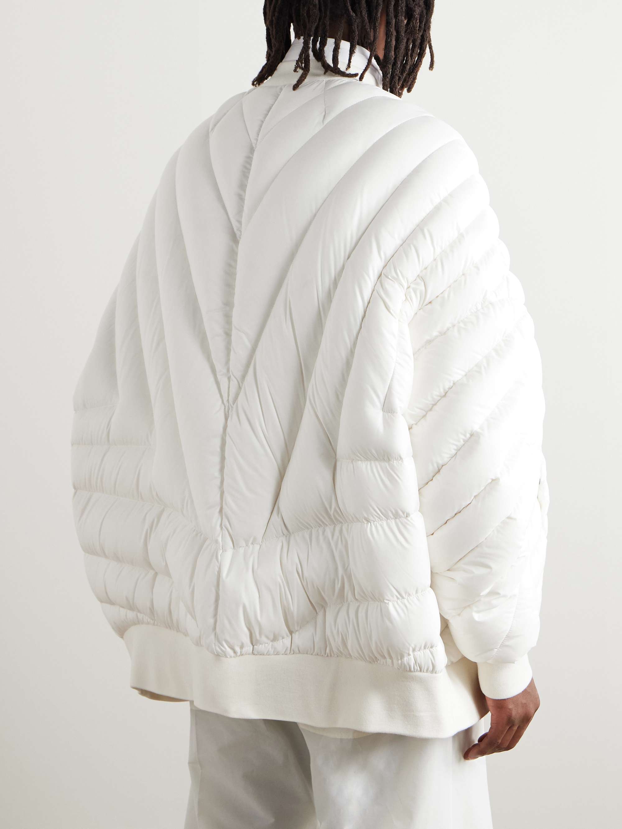 + Moncler Oversized Padded Quilted Shell Bomber Jacket view