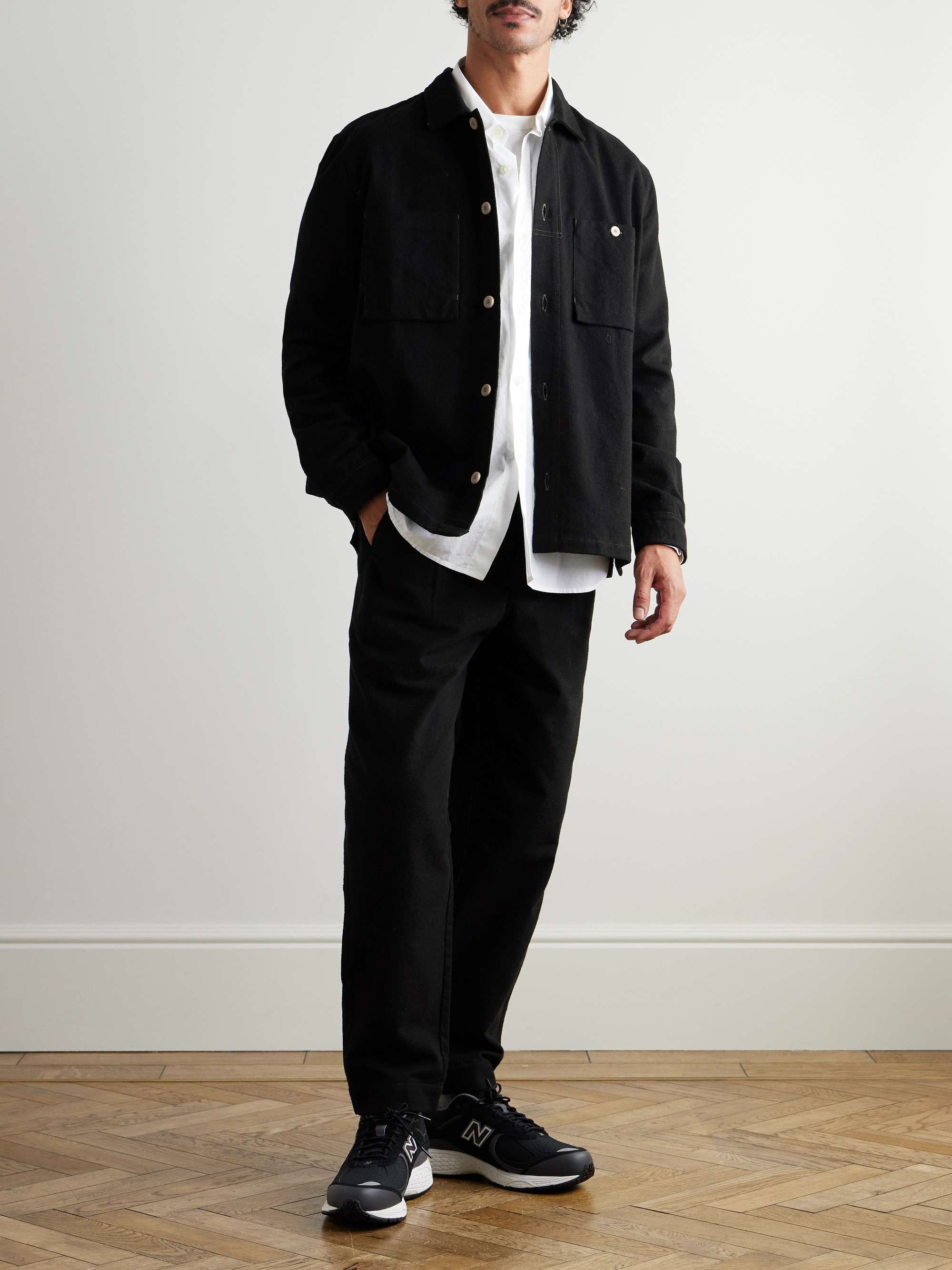 Patch Cotton-Moleskin Overshirt view