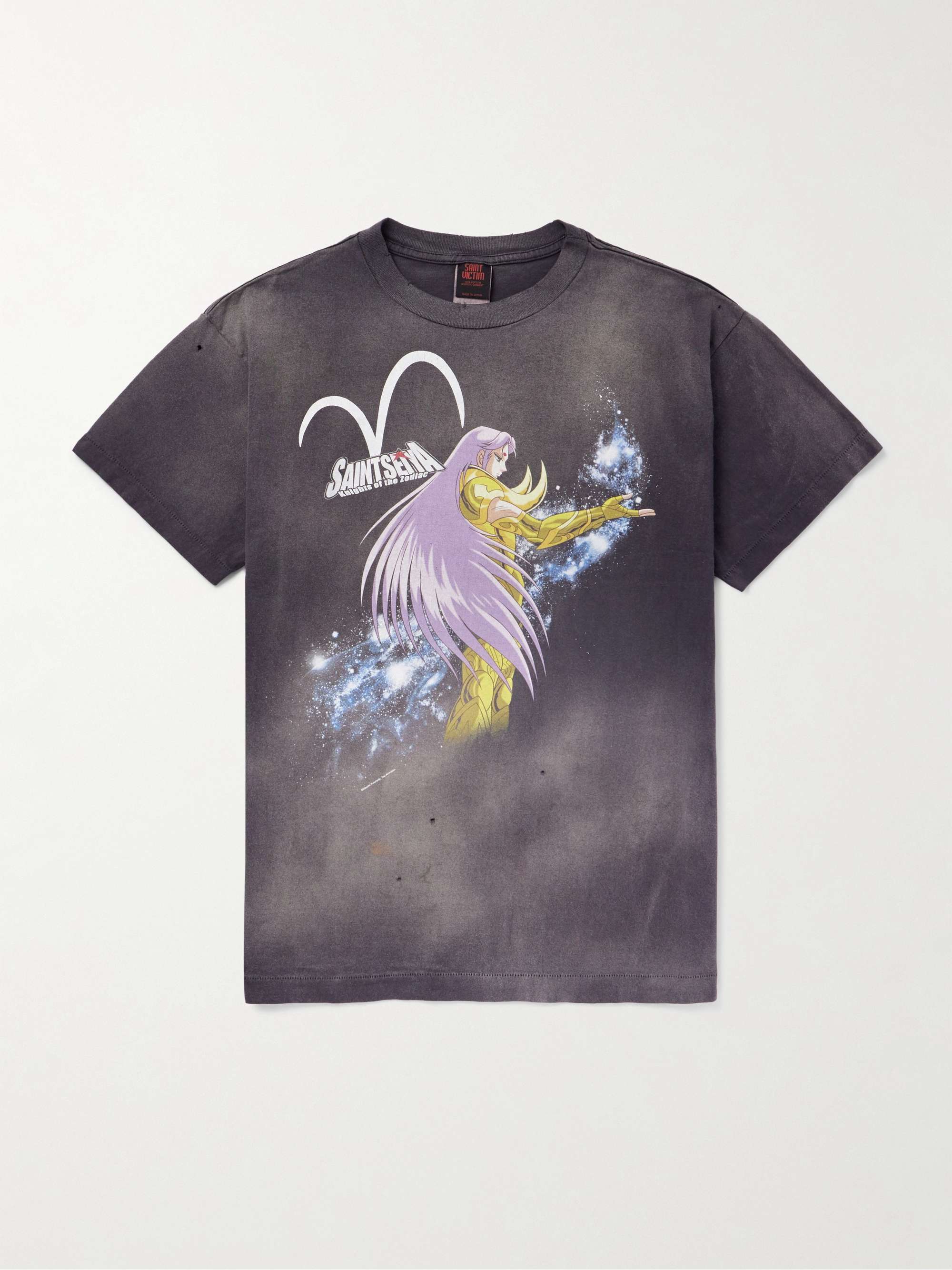 + Saint Seiya Printed Cotton-Jersey T-Shirt view