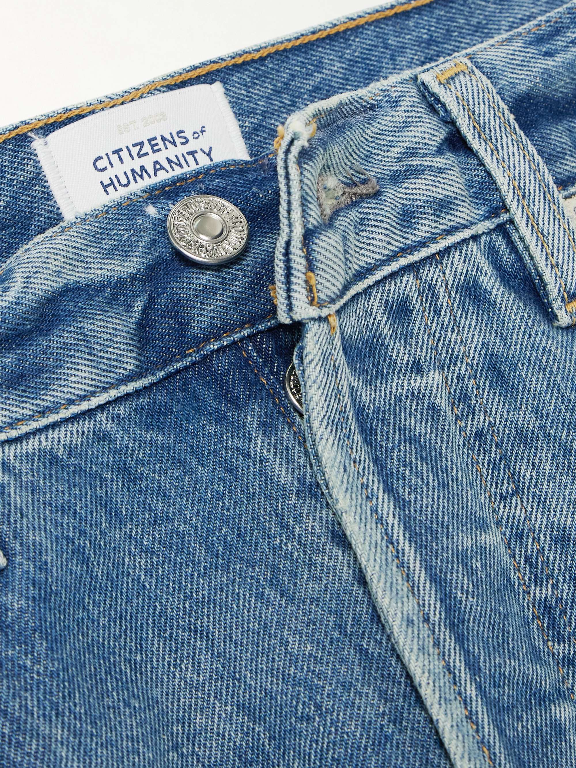 Winslow cropped mid-rise tapered jeans view