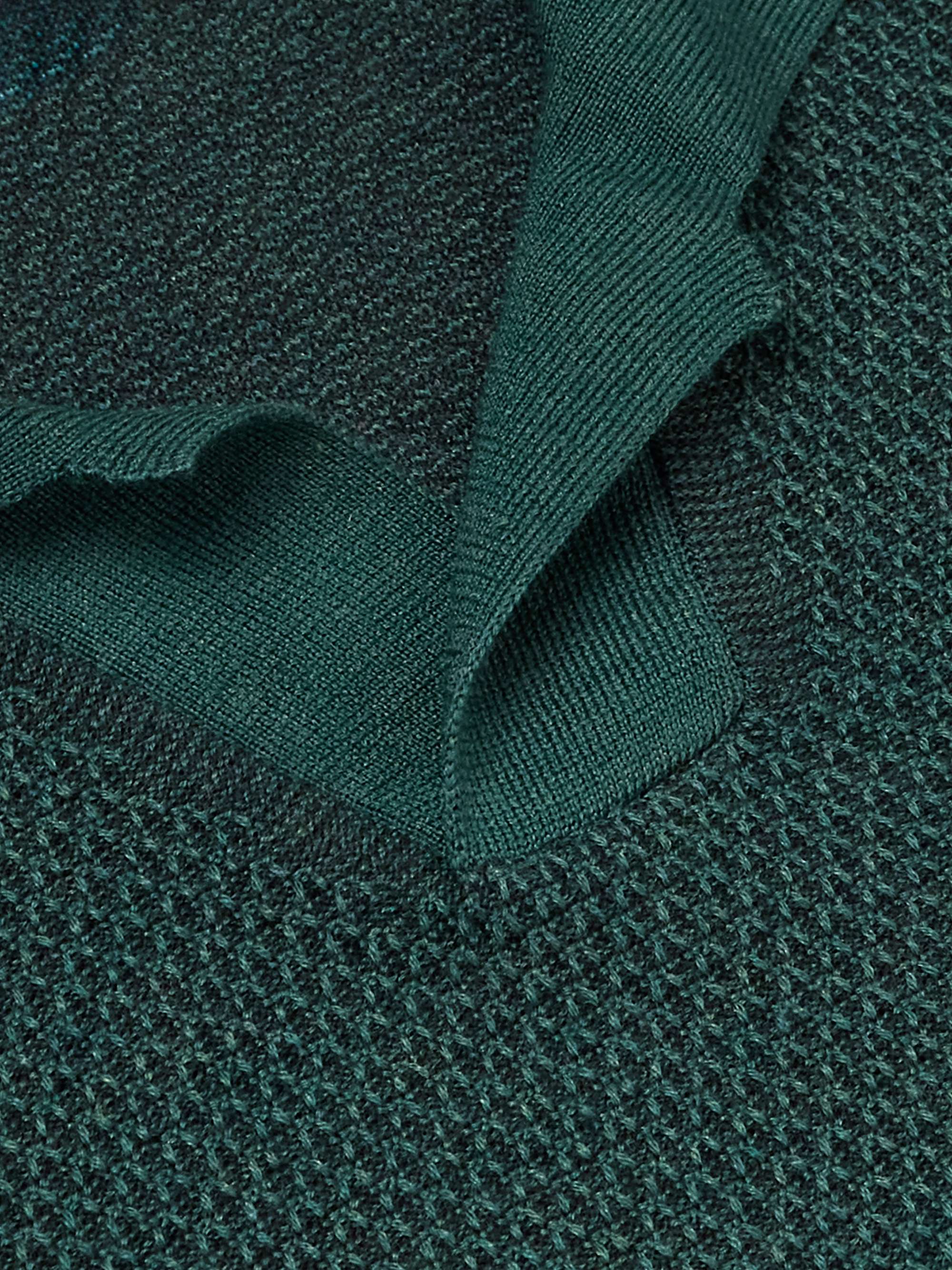 Sailor Textured Virgin Wool Polo Shirt view