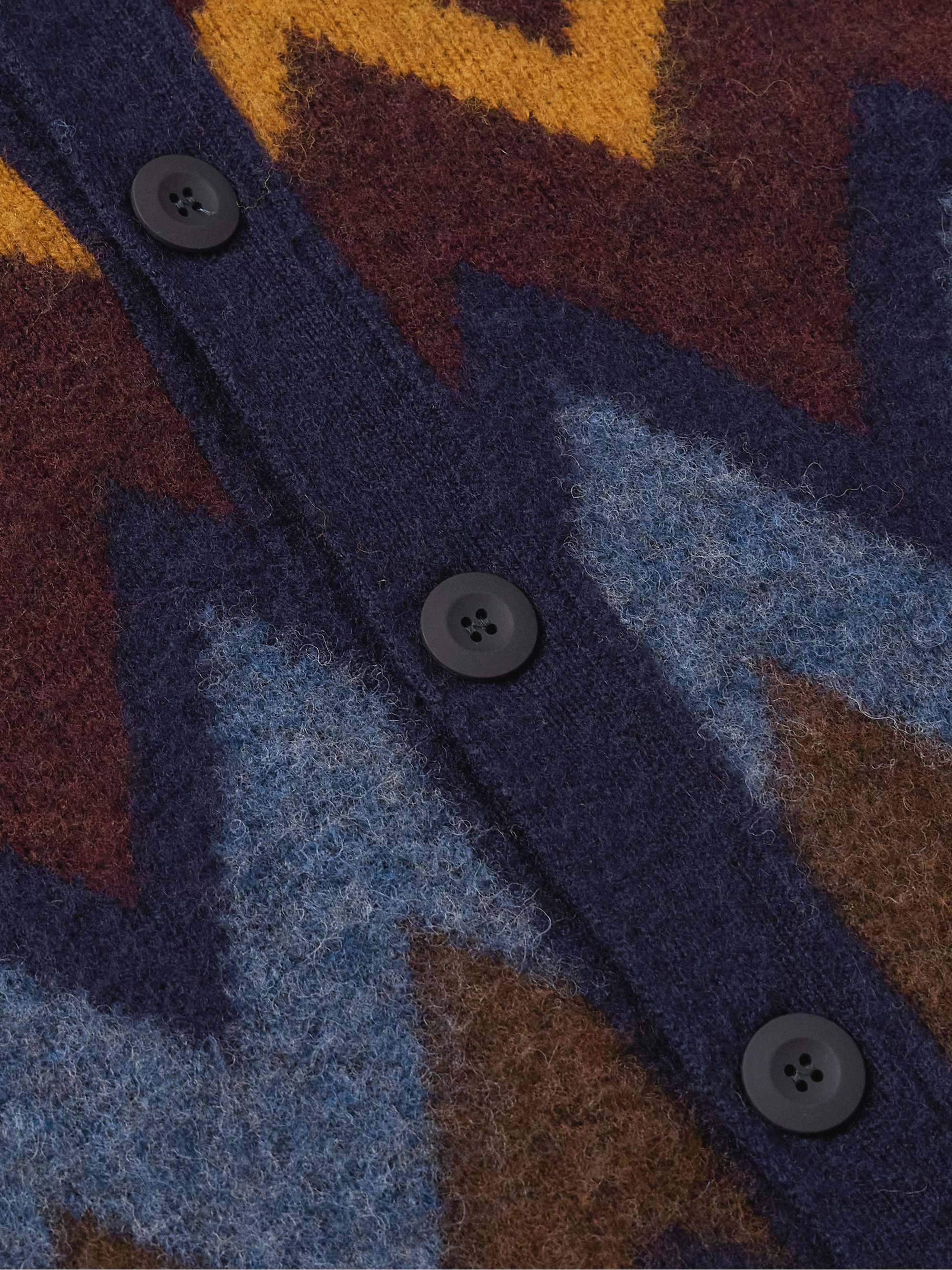 Fire in the Mind Wool-Jacquard Cardigan view