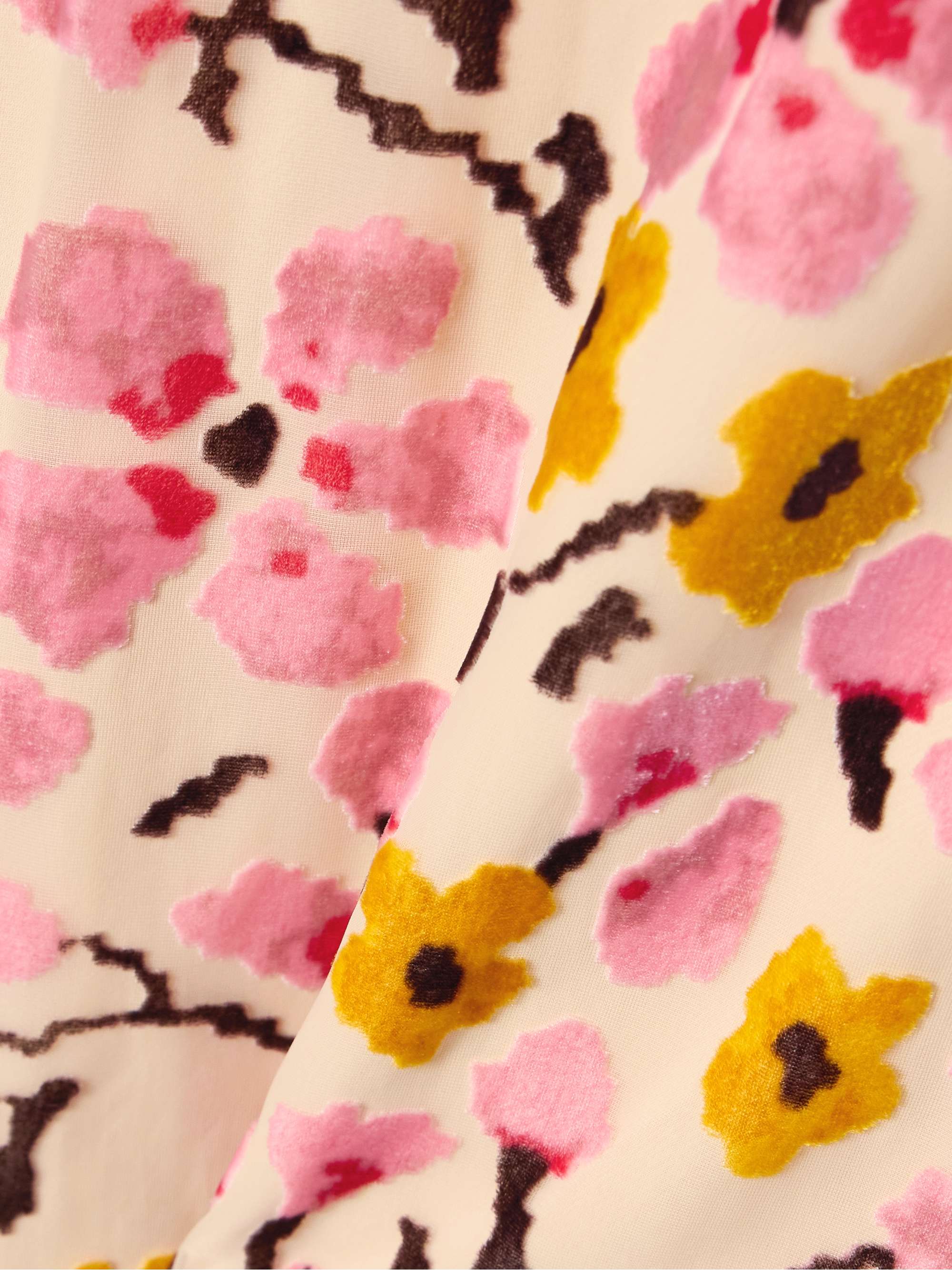 Albee devoré-velvet maxi dress view