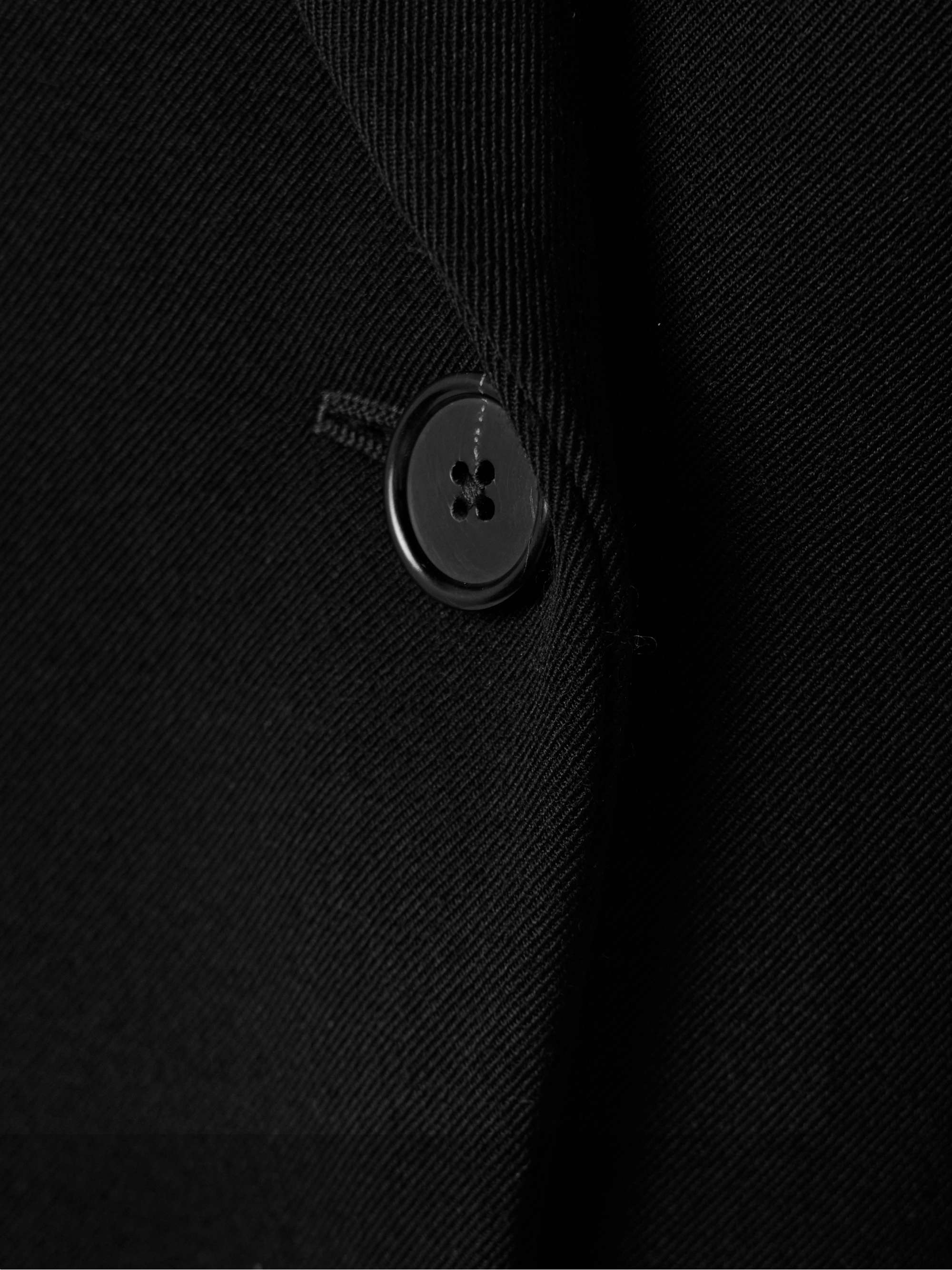 Woody double-breasted wool-twill coat view