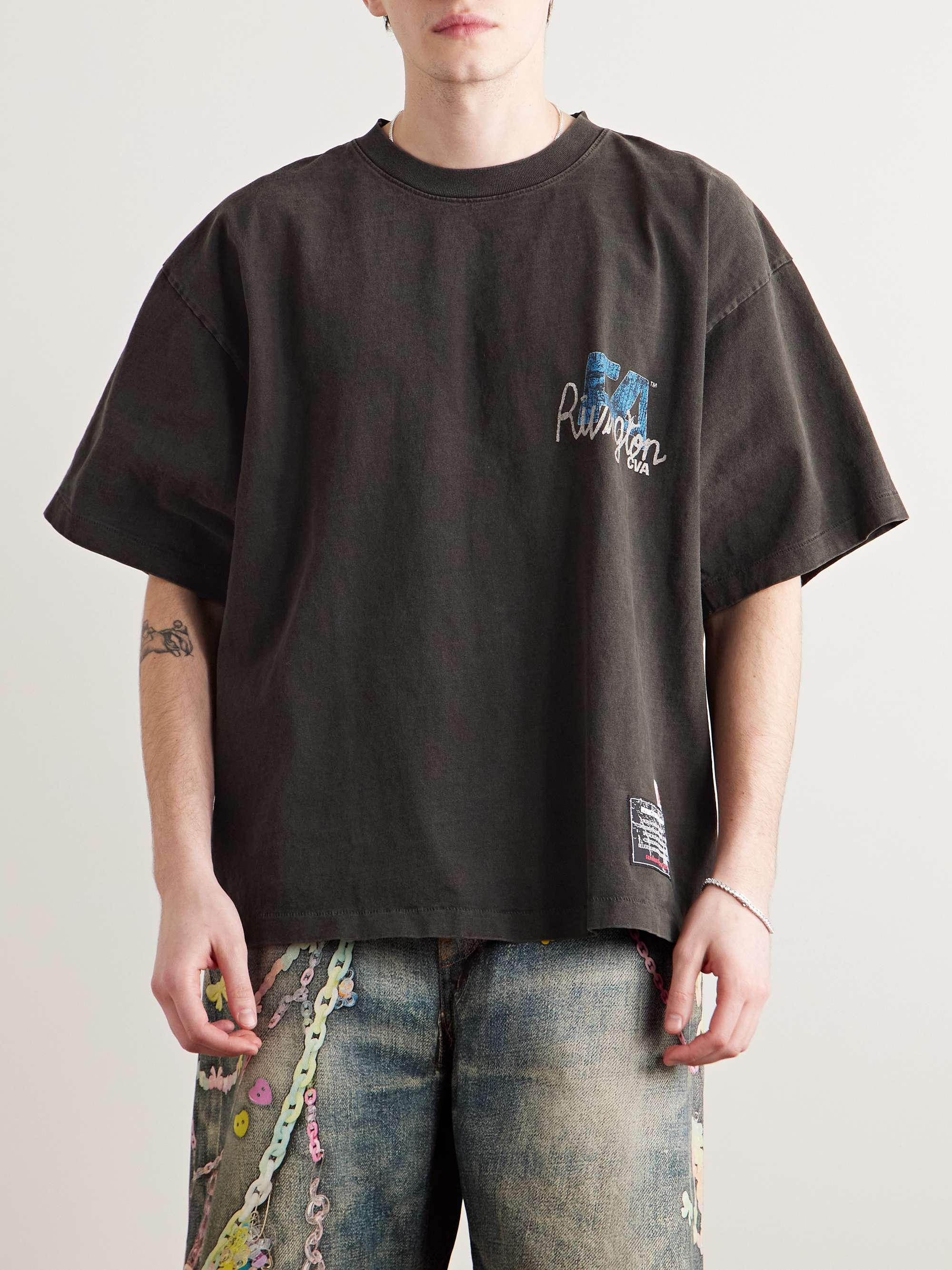 Mansion Printed Cotton-Jersey T-Shirt view