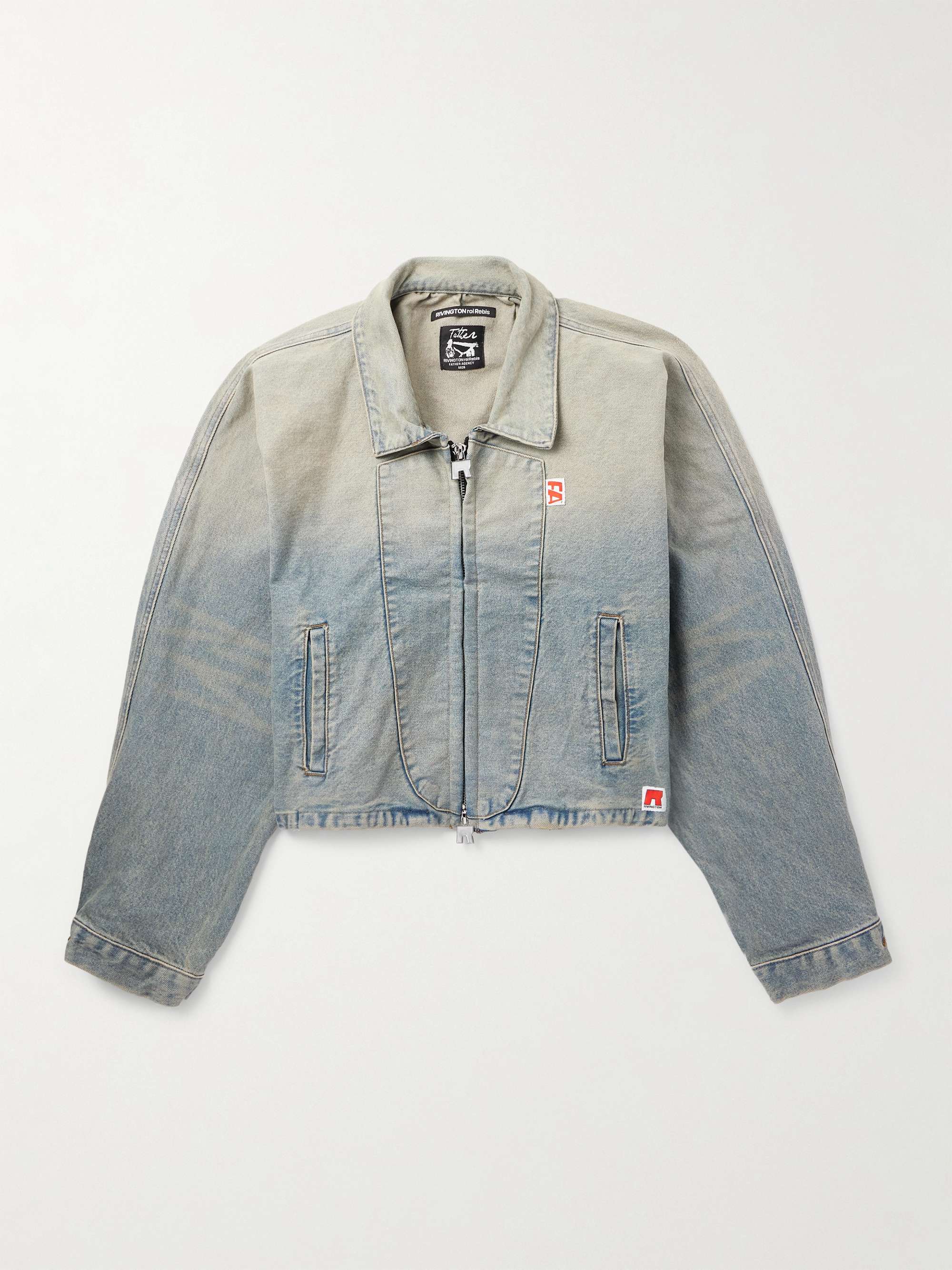 Fathers Garden Logo-Appliquéd Denim Jacket view