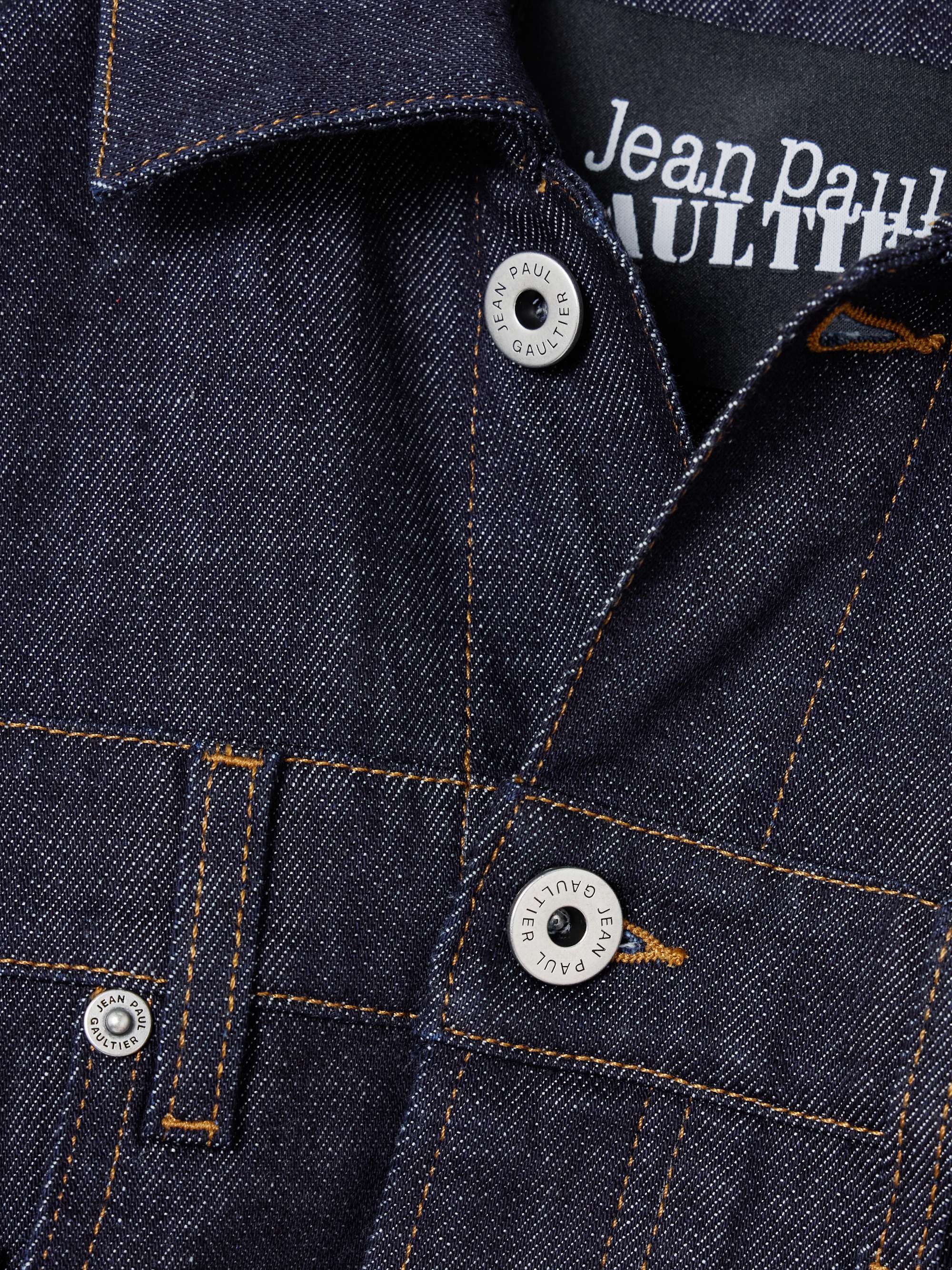 Topstitched denim jacket view