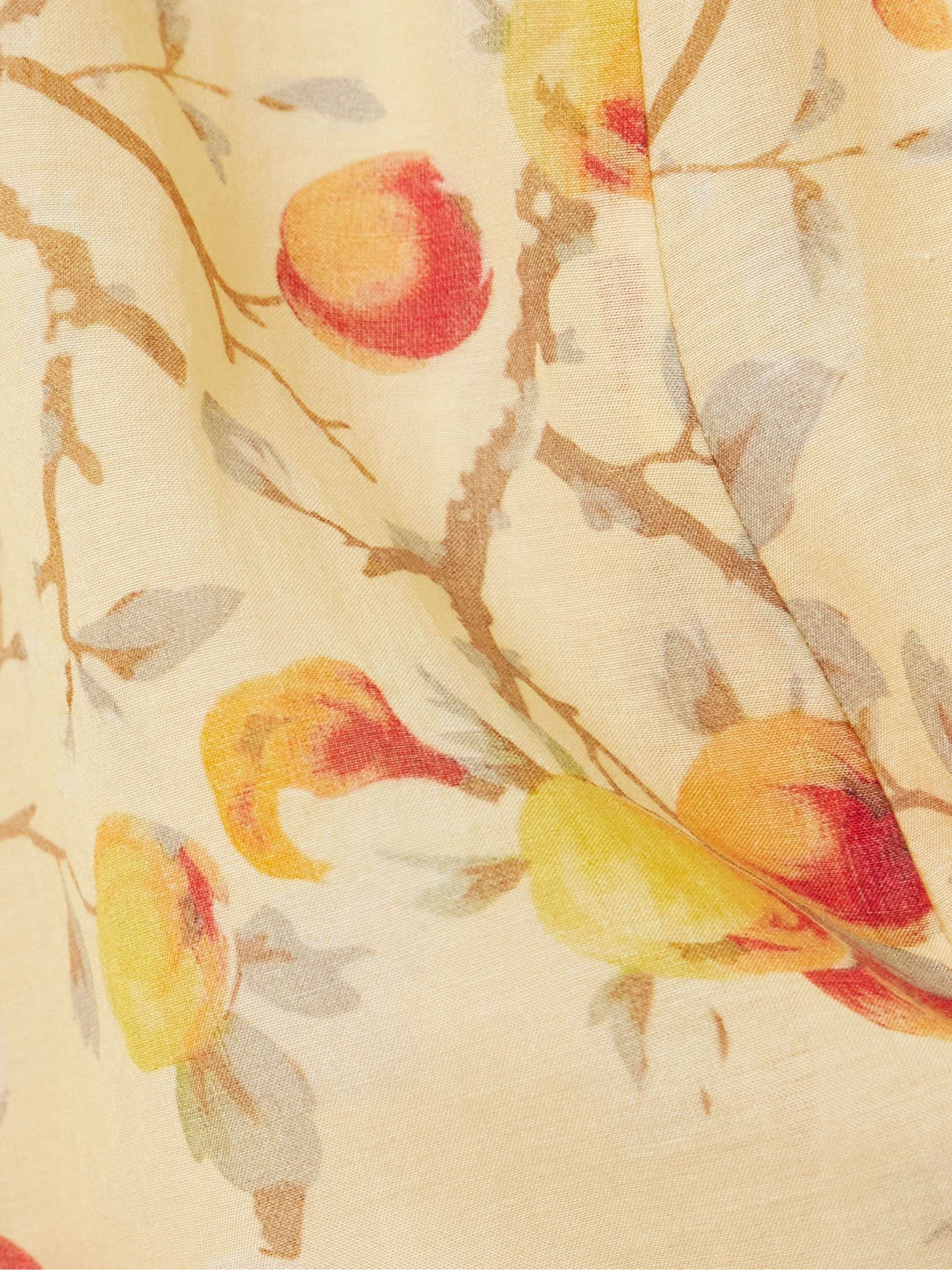 Paloma printed cotton-blend voile maxi dress view