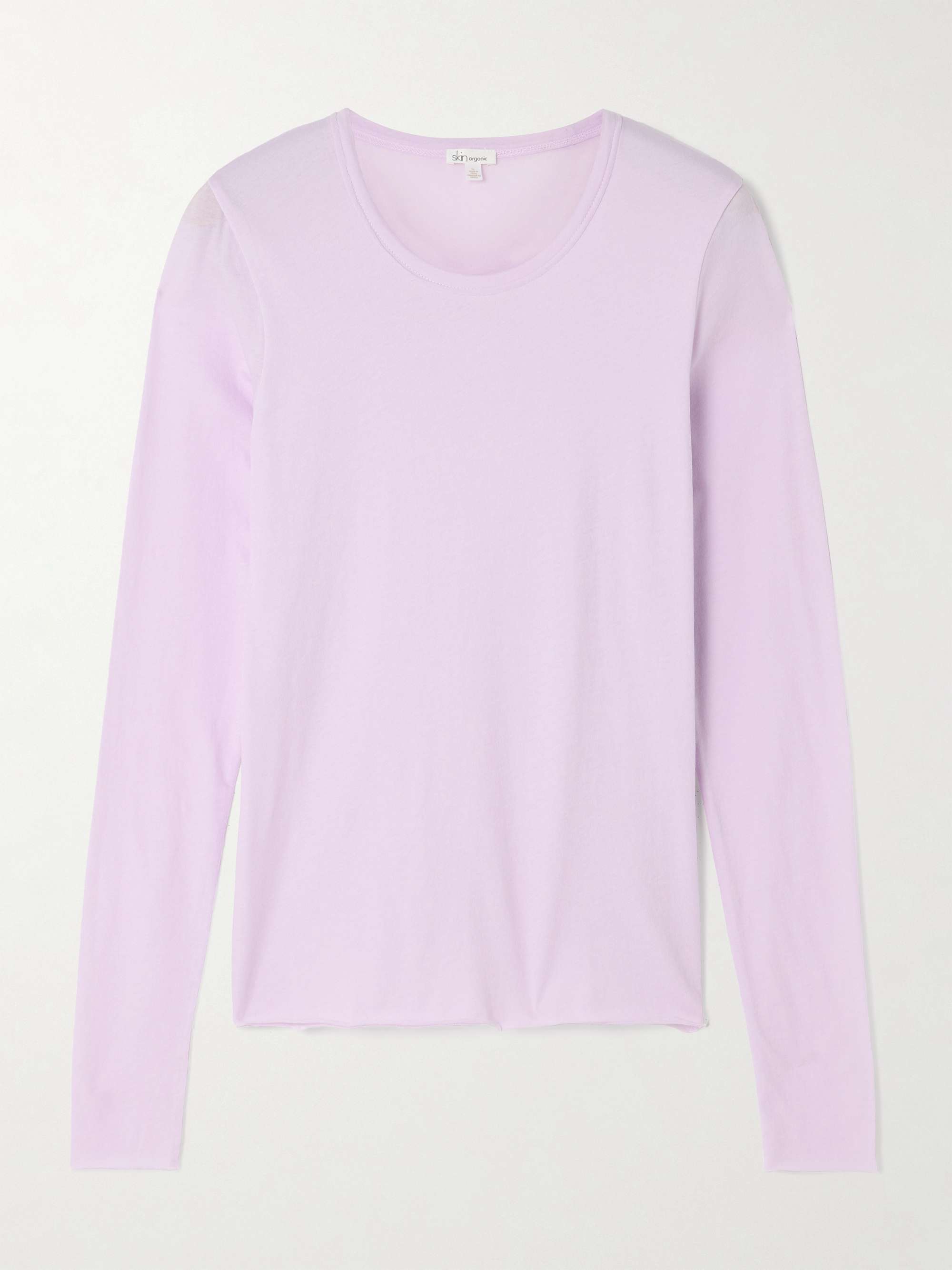 Elana organic Pima cotton-jersey top view