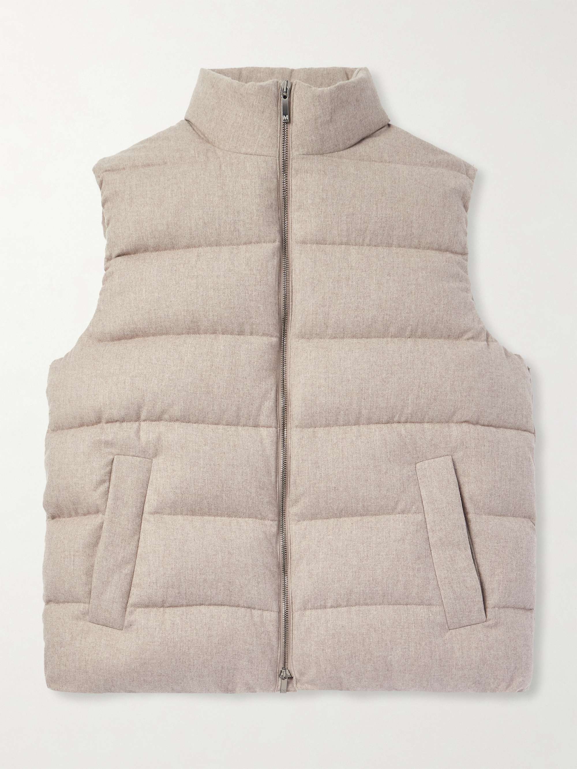Montedoro Quilted Cashmere-Blend Down Gilet view
