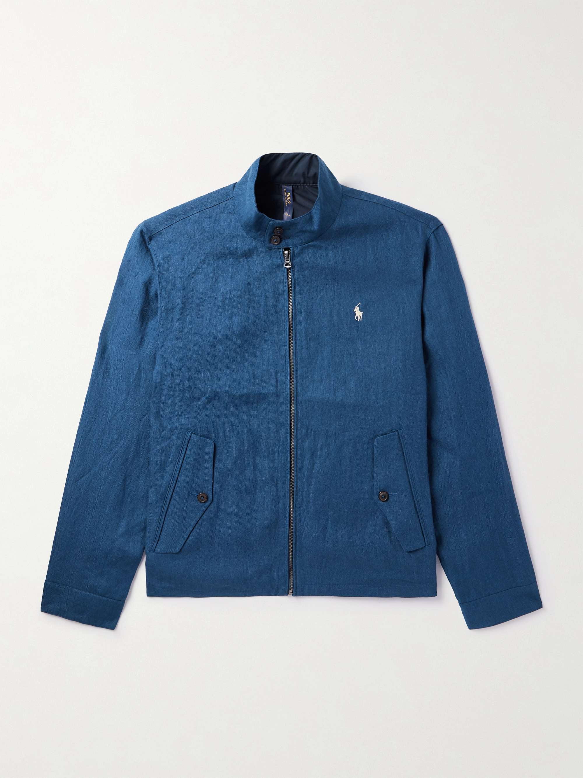 Reversible Herringbone Linen and Taffeta Jacket view