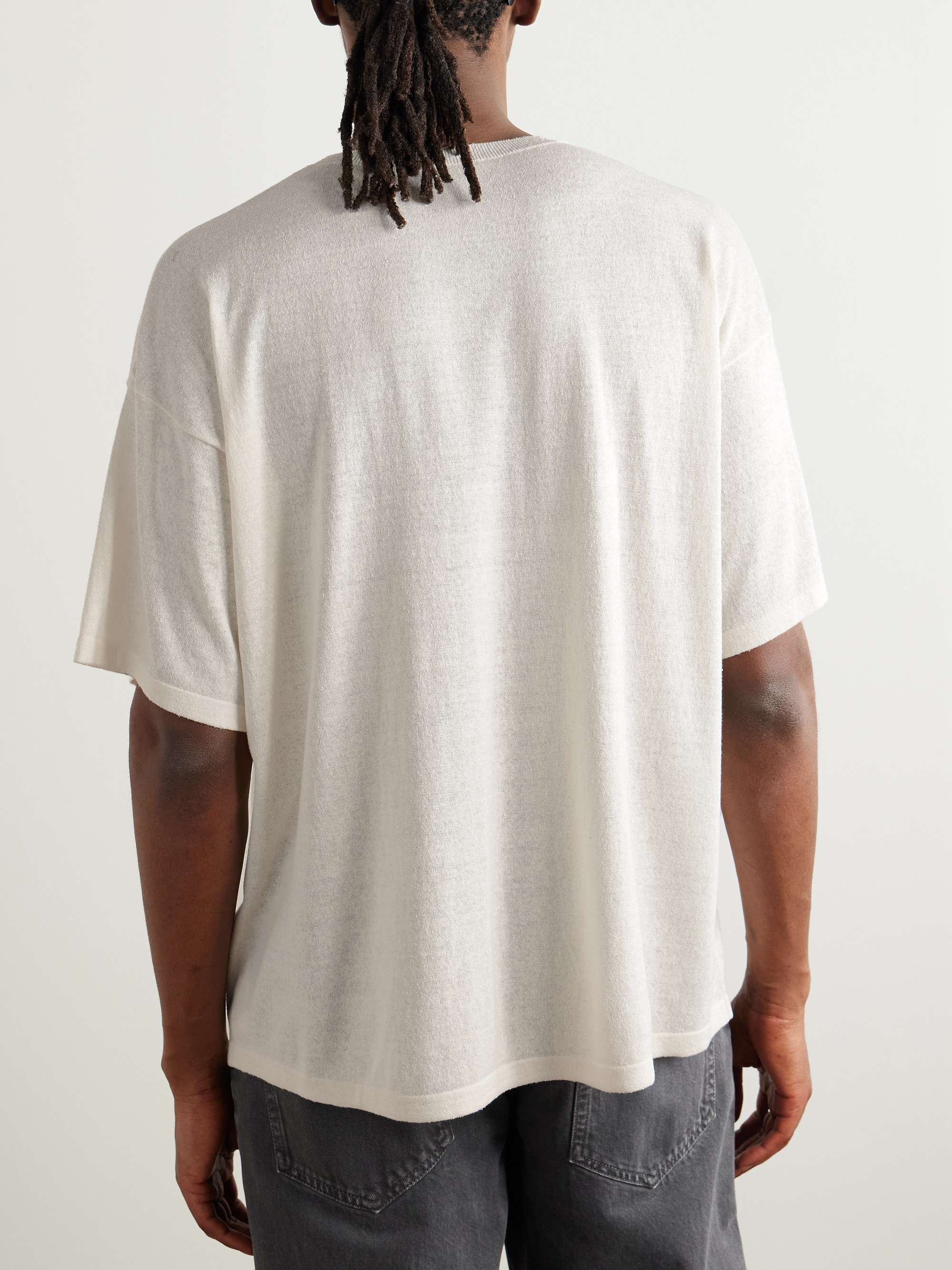 Stockton Silk-Blend Bourette T-Shirt view