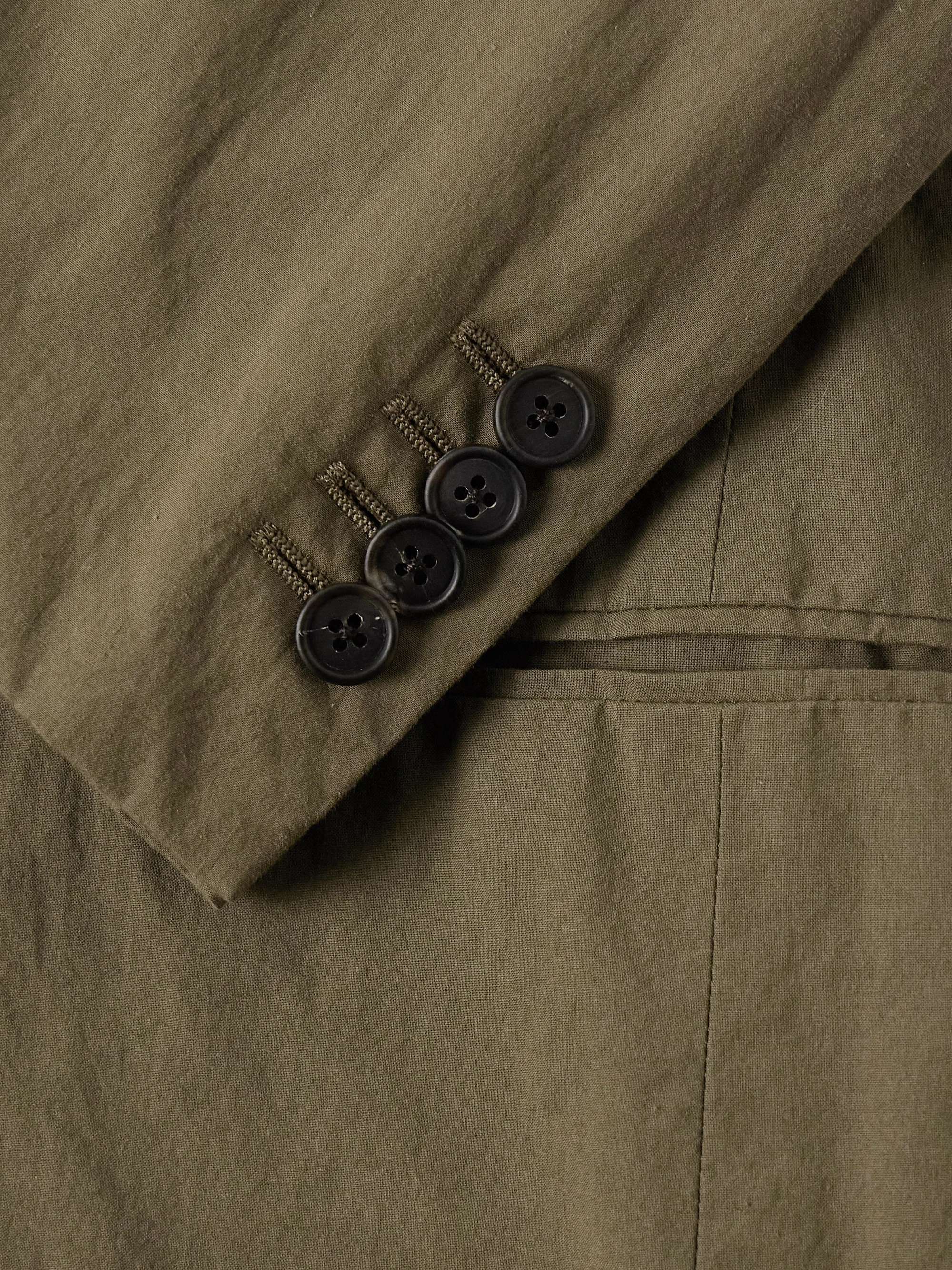Ritchie Slim-Fit Unstructured Cotton Suit Jacket view